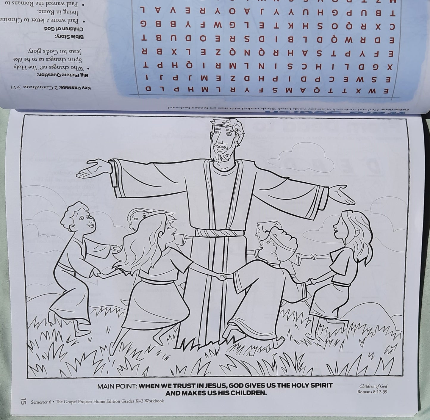 Gospel Project for Kids Home Edition 6 by LifeWay (Grades K-2 Workbook, New, 2020, Pbk, 64 pages)