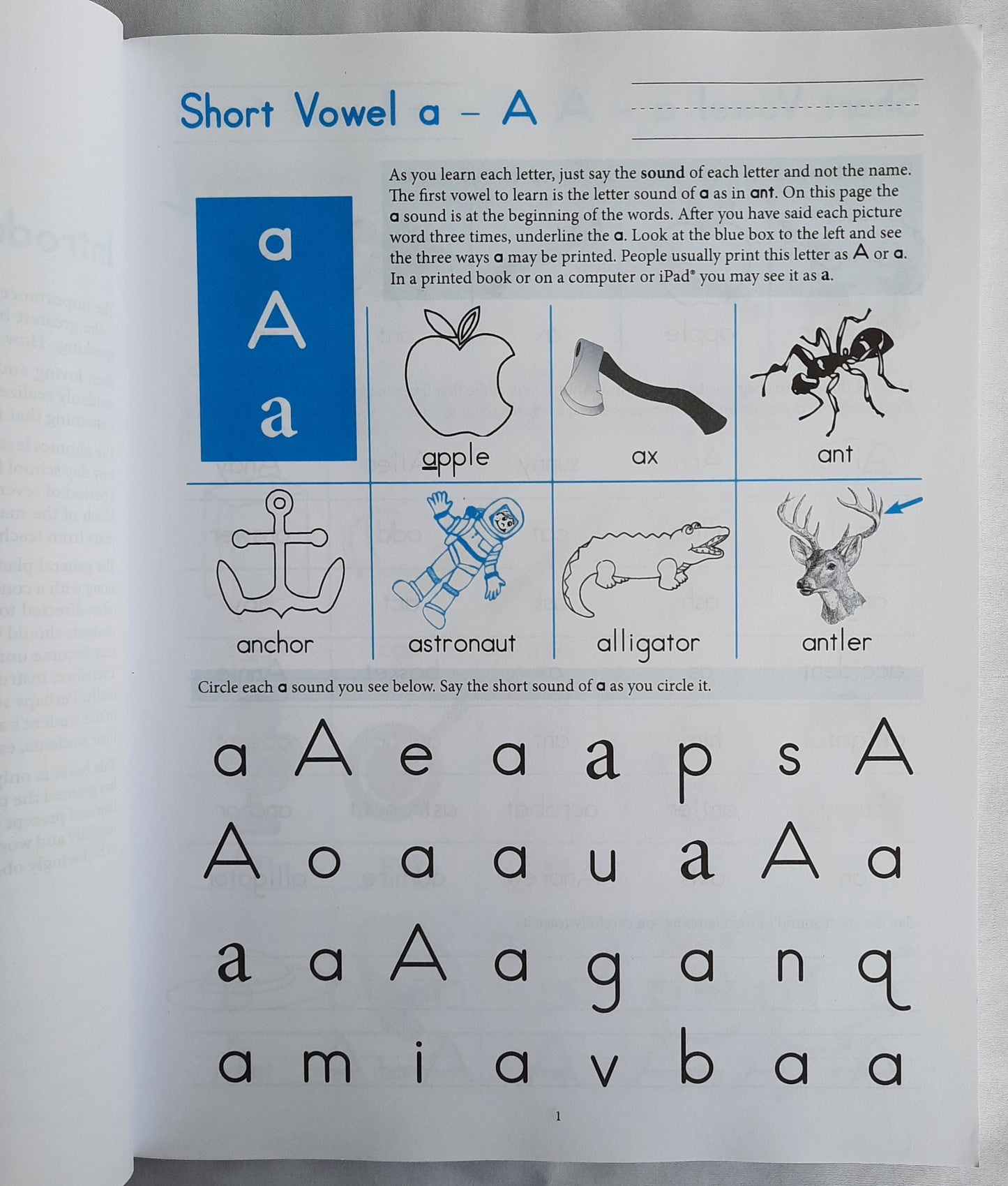 Adventures in Phonics Level A Third Edition by Florence Lindstrom (Like new, 2020, Pbk, 216 pages, Christian Liberty Press)