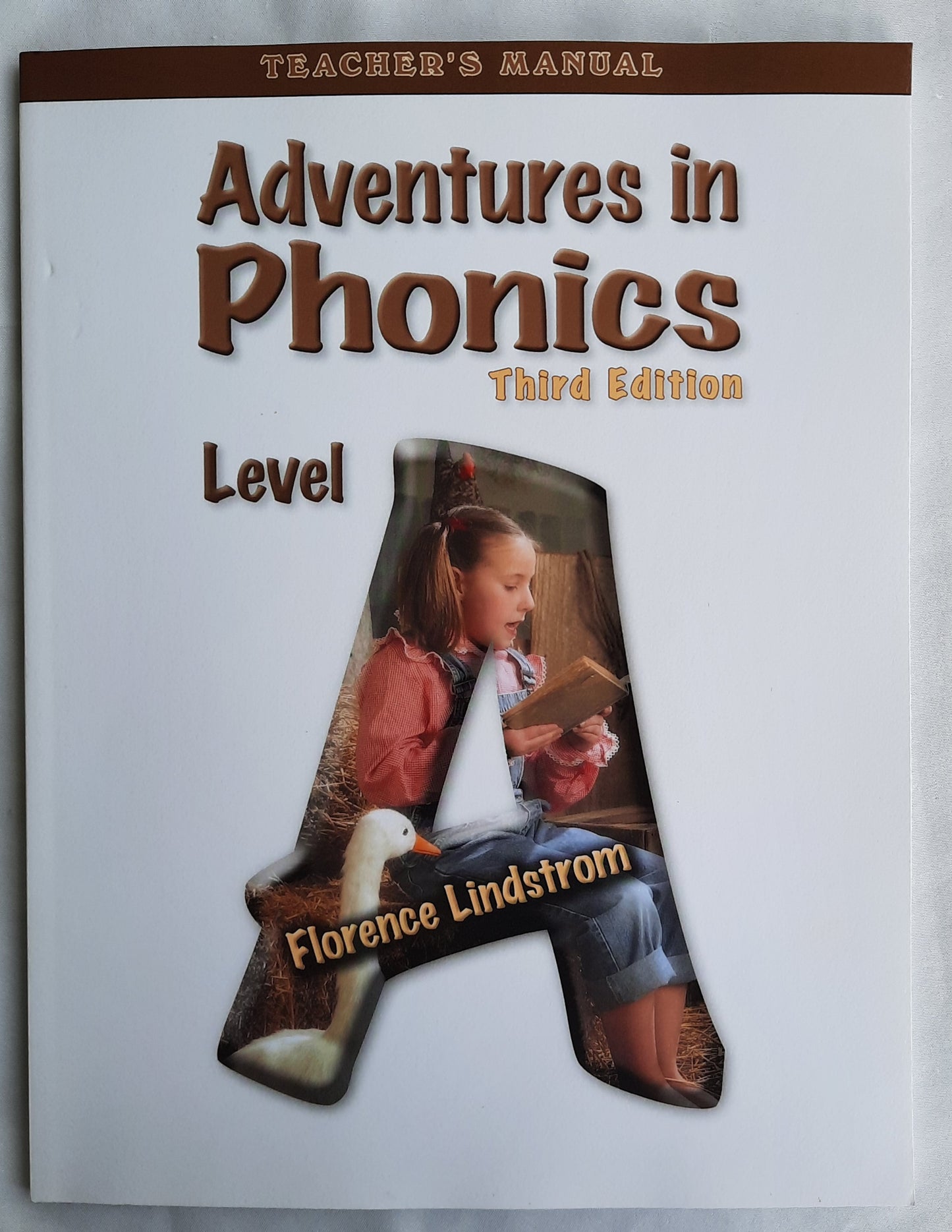 Adventures in Phonics Level A Third Edition Teacher's Manual by Florence Lindstrom (Like new, 2020, Pbk, 110 pages, Christian Liberty Press)