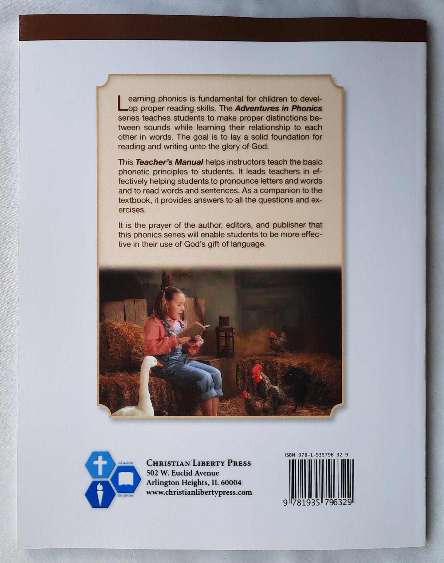 Adventures in Phonics Level A Third Edition Teacher's Manual by Florence Lindstrom (Like new, 2020, Pbk, 110 pages, Christian Liberty Press)
