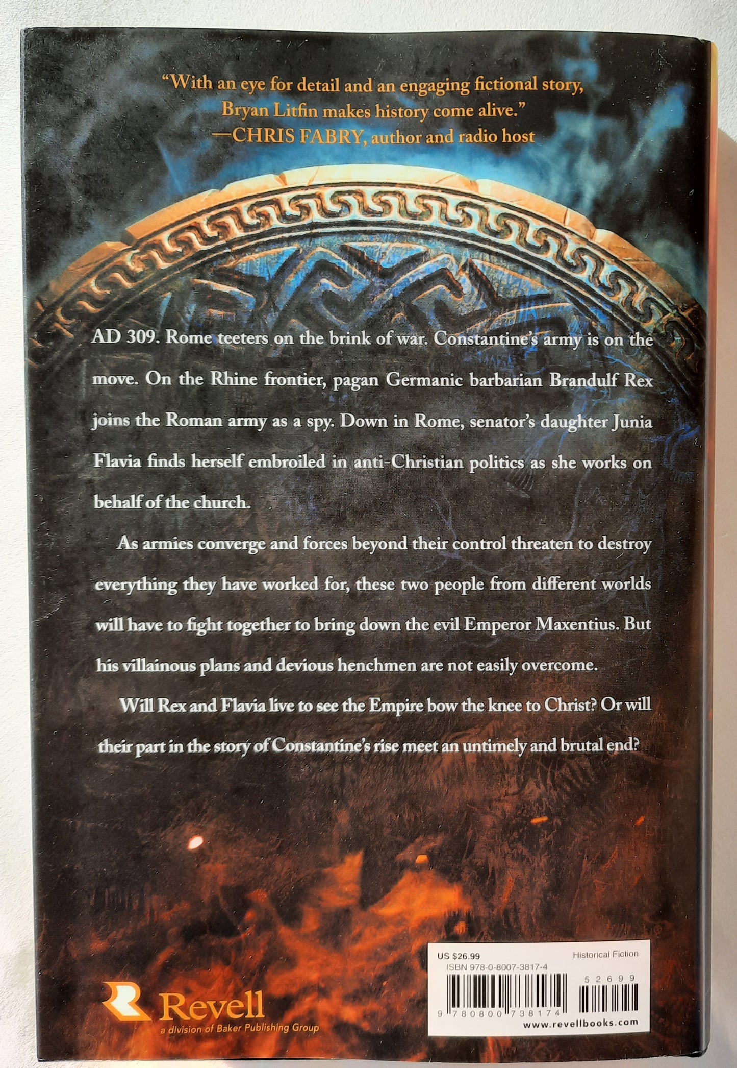 The Conqueror #1 by Bryan Litfin (Constantine's Empire, New, 2020, HC, 492 pages, Revell)