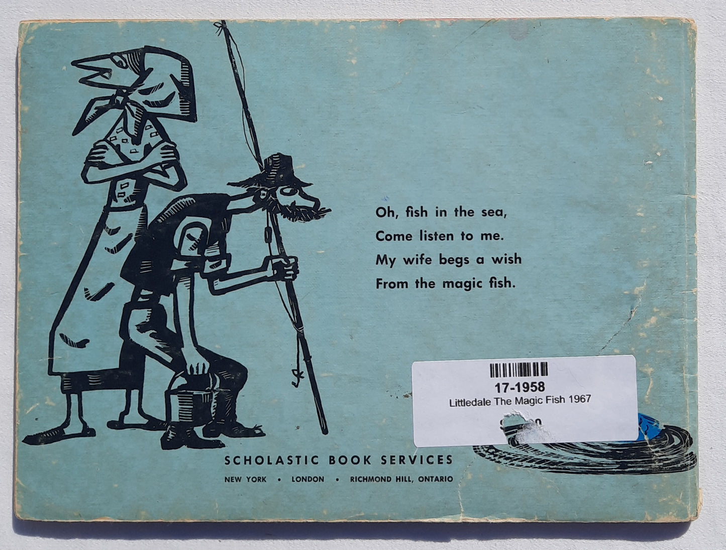 The Magic Fish by Freya Littledale (Good, 1967, Pbk, 32 pages, Scholastic)