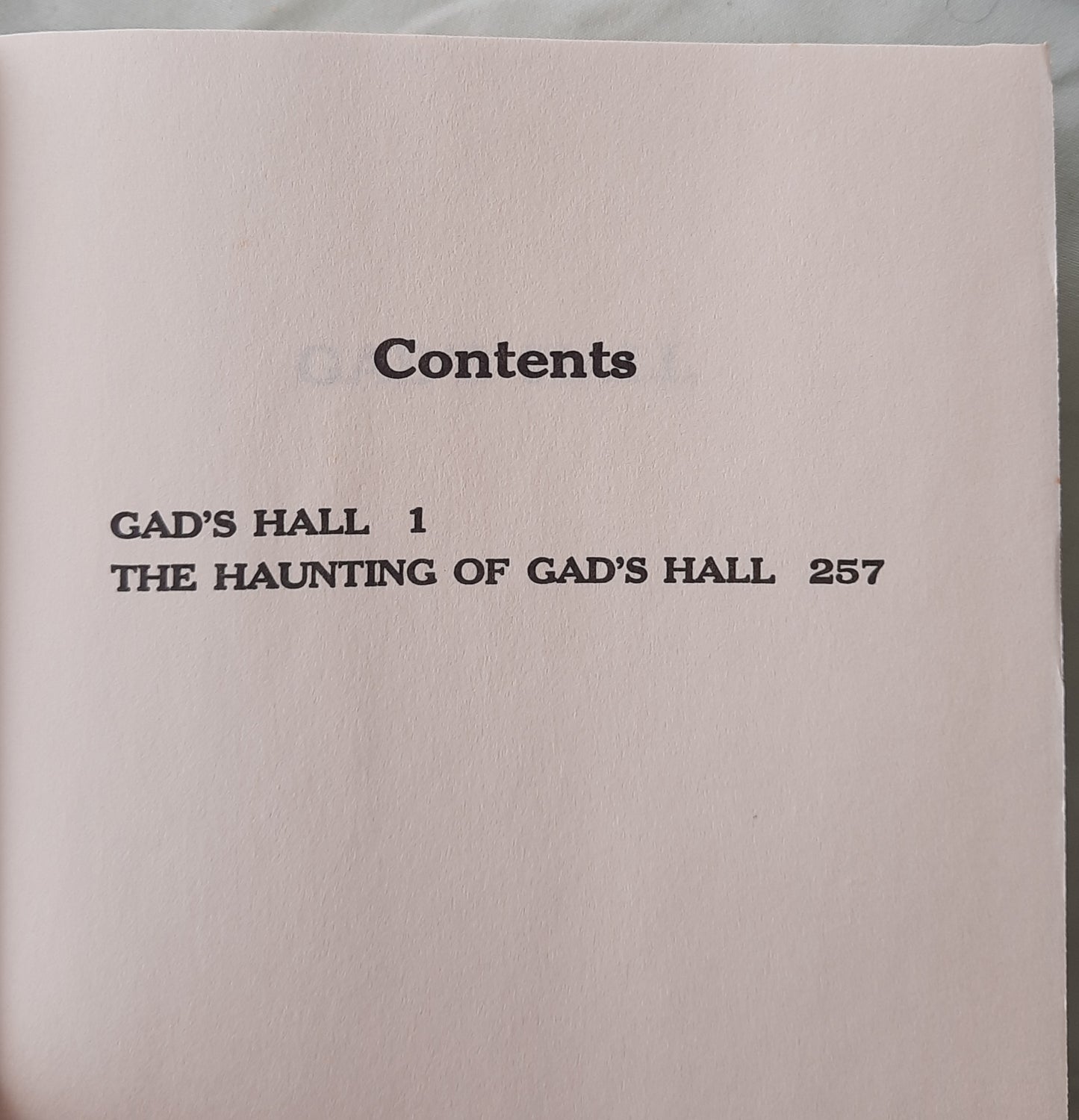 Gad's Hall & The Haunting of Gad's Hall by Norah Lofts (Very good, 1979, HC, 532 pages, Nelson Doubleday)