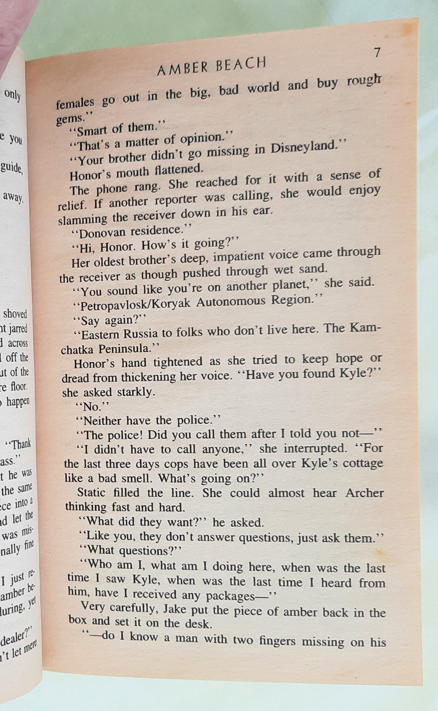 Amber Beach by Elizabeth Lowell (The Donovans #1, Very good, 1998, Pbk, 373 pages, Avon Books)
