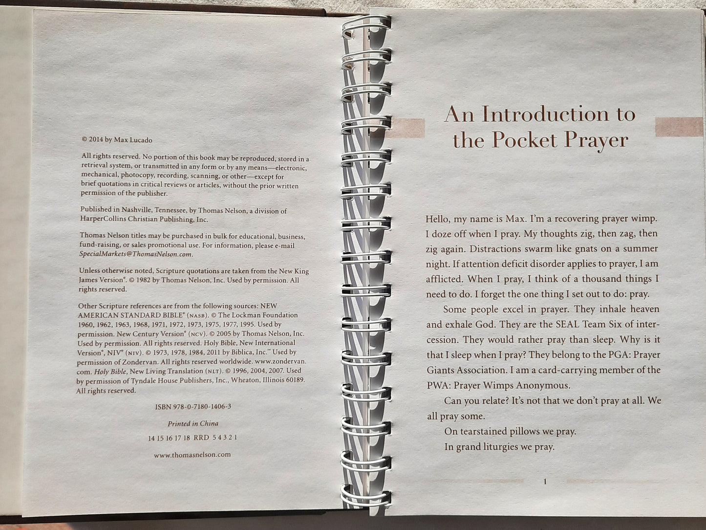 Before Amen Prayer Journal by Max Lucado (Like new, 2014, HC, 187 pages, Thomas Nelson)