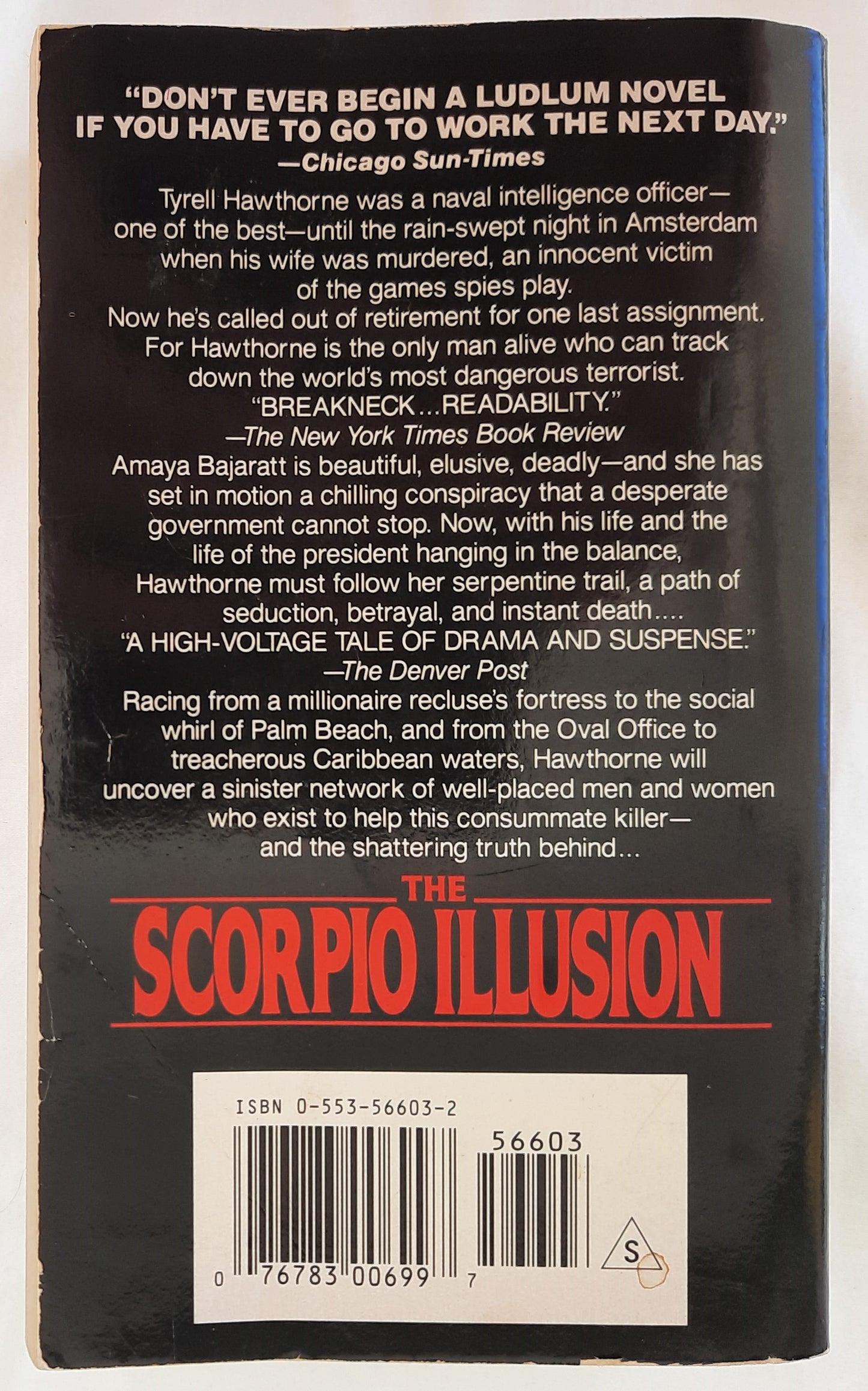 The Scorpio Illusion by Robert Ludlum (Good, 1994, Pbk, 664 pages, Bantam Books)