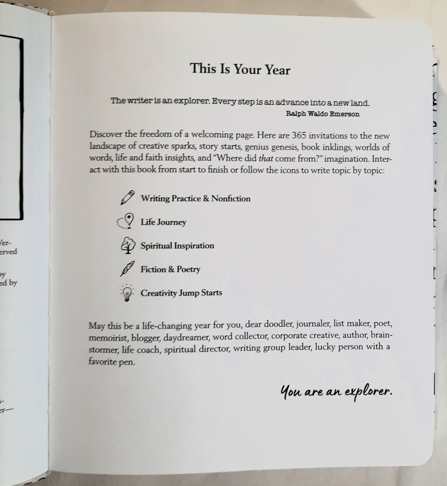 My Unedited Writing Year: 365 Invitations to Free Your Creativity and the Writer Within by Hope Lyda (New, 2019, Pbk, 365 pages, Harvest House)