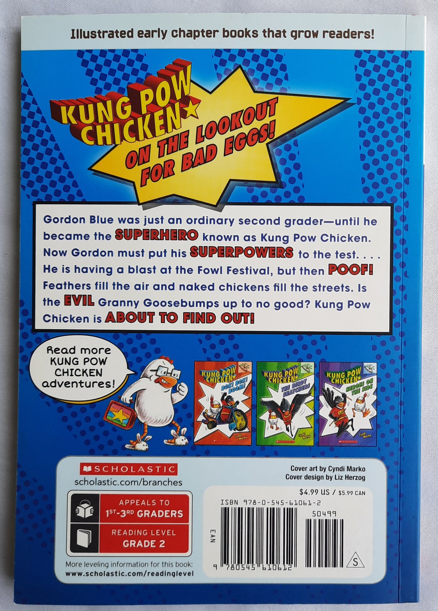 Kung Pow Chicken: Let's Get Cracking! by Cyndi Marko (Branches, Very good, 2014, Pbk, 74 pages, Scholastic)