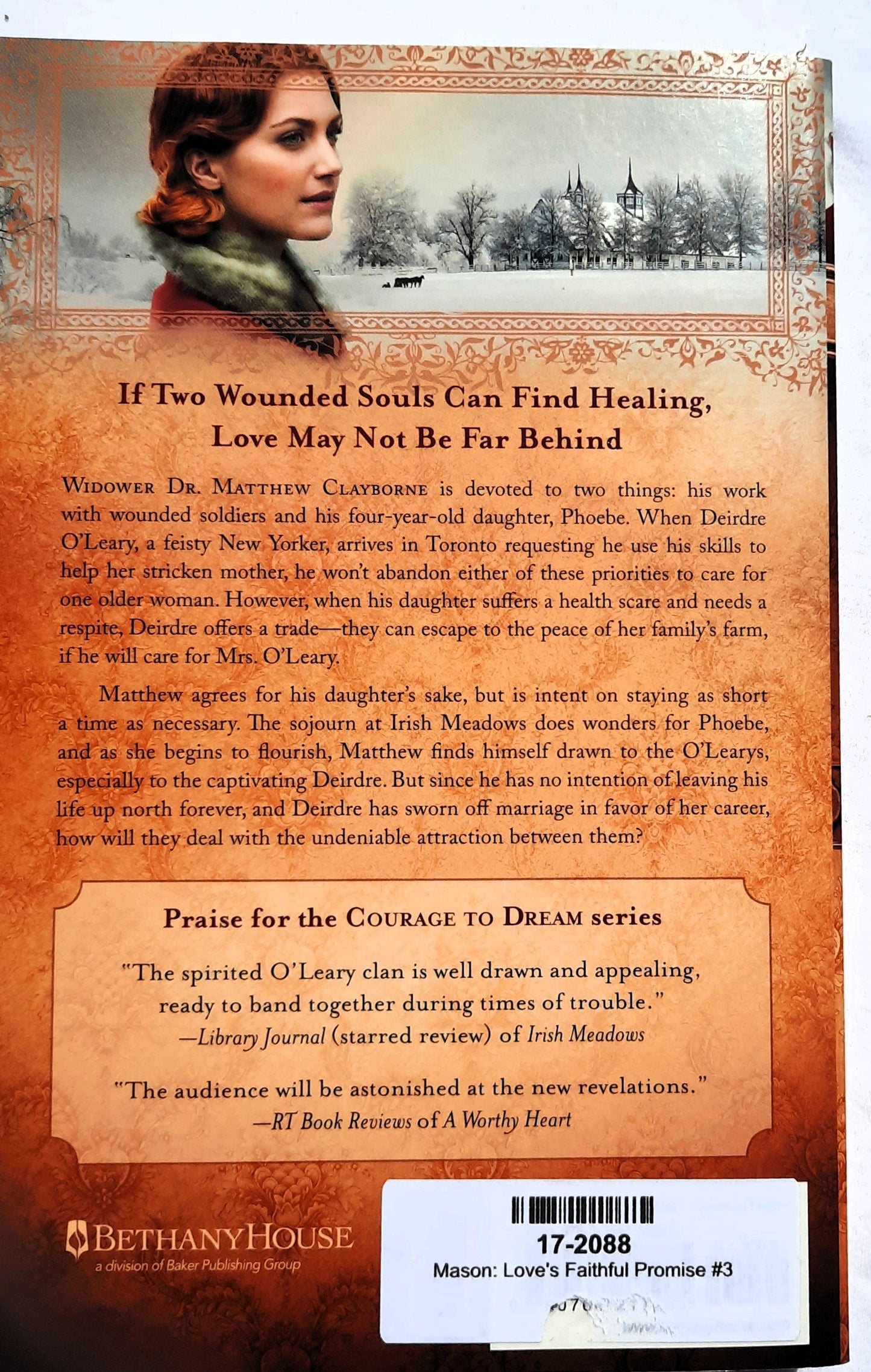 Love's Faithful Promise #3 by Susan Anne Mason (Courage to Dream, New, 2016, Pbk, Bethany House)