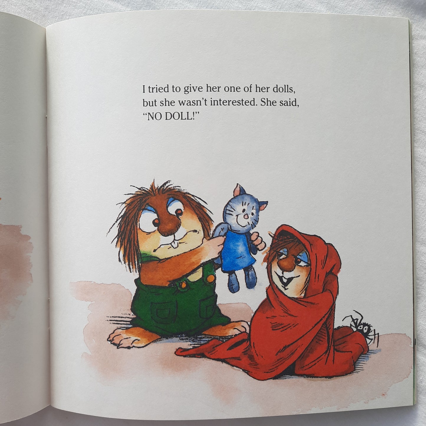 Baby Sister Says No by Mercer Mayer (Like new, 1987, Pbk, 24 pages, A Golden Book)