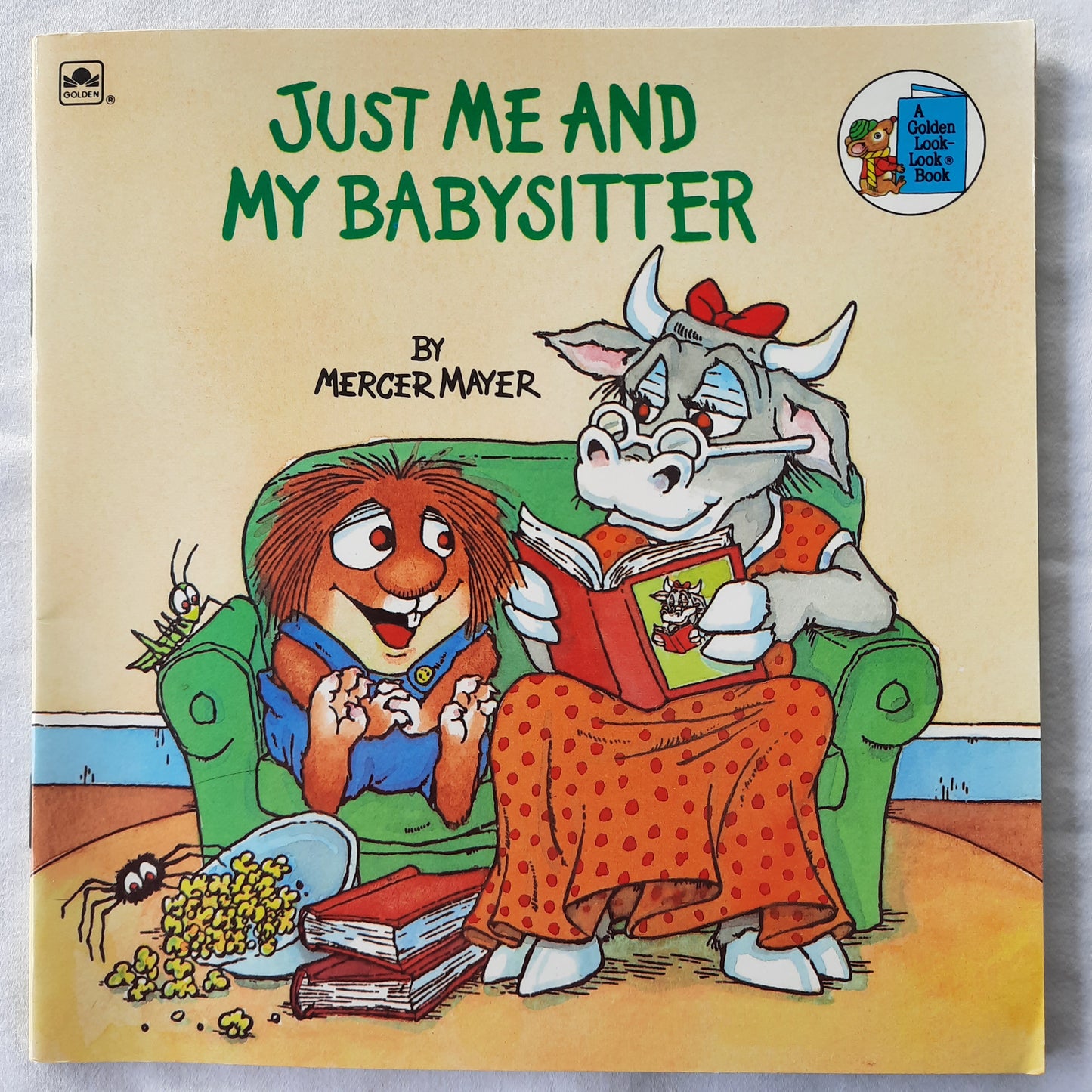 Just Me and My Babysitter by Mercer Mayer (Very good, 1986, Pbk, 24 pages, A Golden Book)