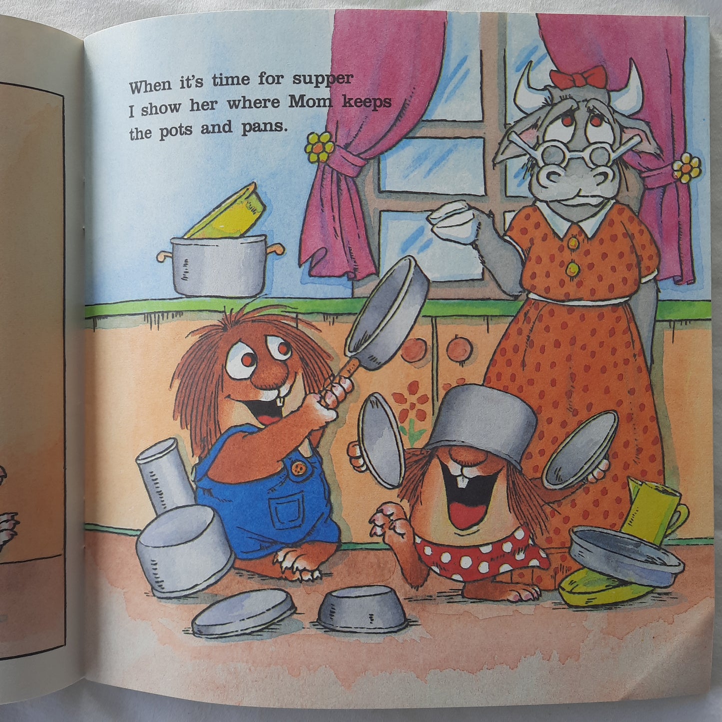 Just Me and My Babysitter by Mercer Mayer (Very good, 1986, Pbk, 24 pages, A Golden Book)
