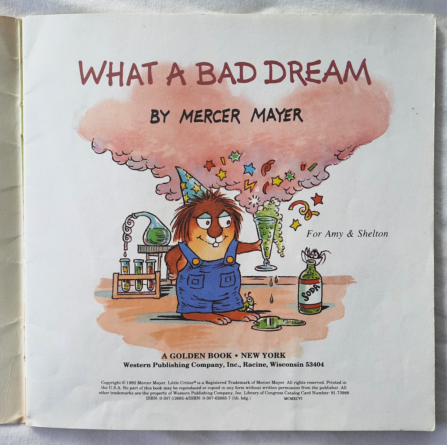 What a Bad Dream by Mercer Mayer (Very good, 1992, Pbk, 24 pages, Golden Books)