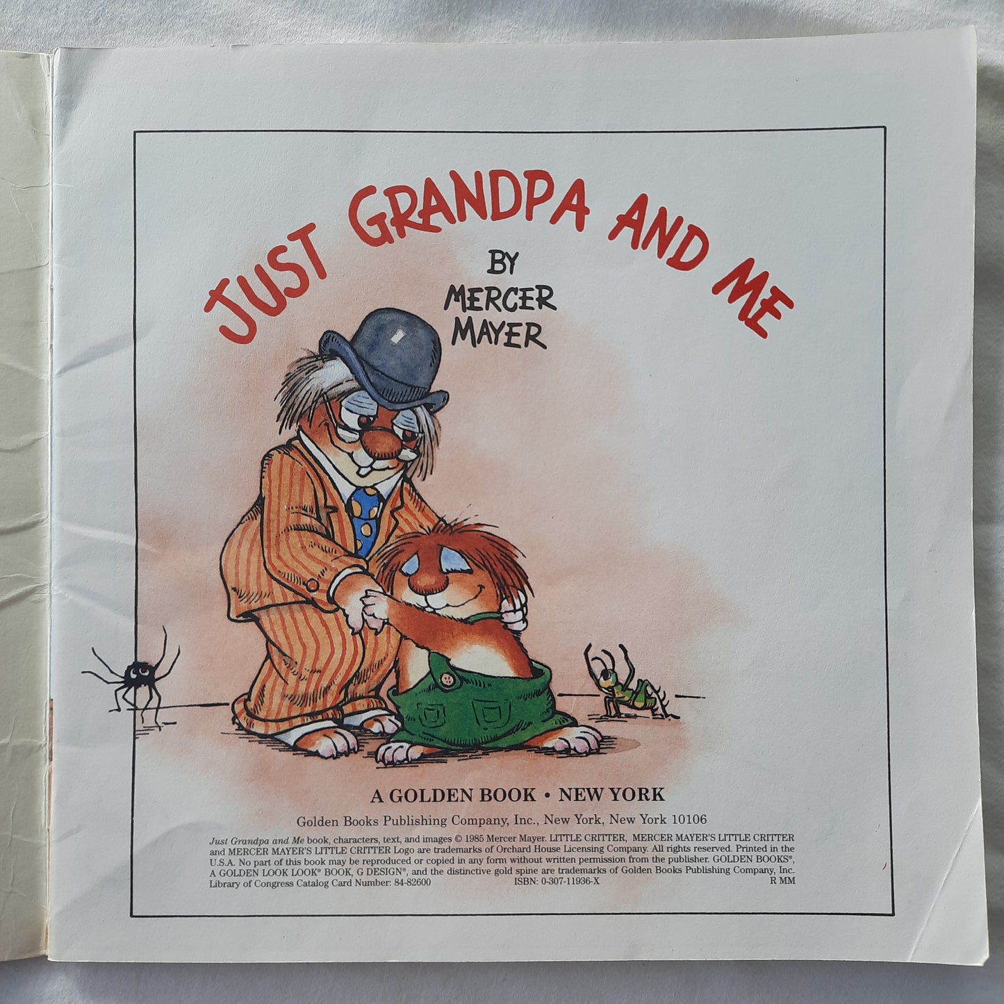 Just Grandpa and Me by Mercer Mayer (Good, 1985, Pbk, 24 pages, Golden Books)