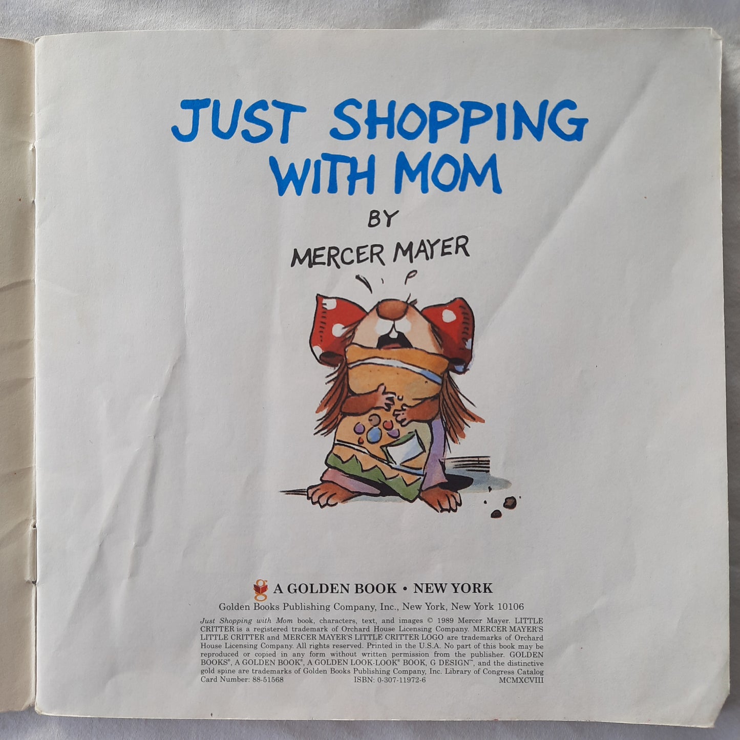 Just Shopping with Mom by Mercer Mayer (Good, 1989, Pbk, 24 pages, Golden Books)