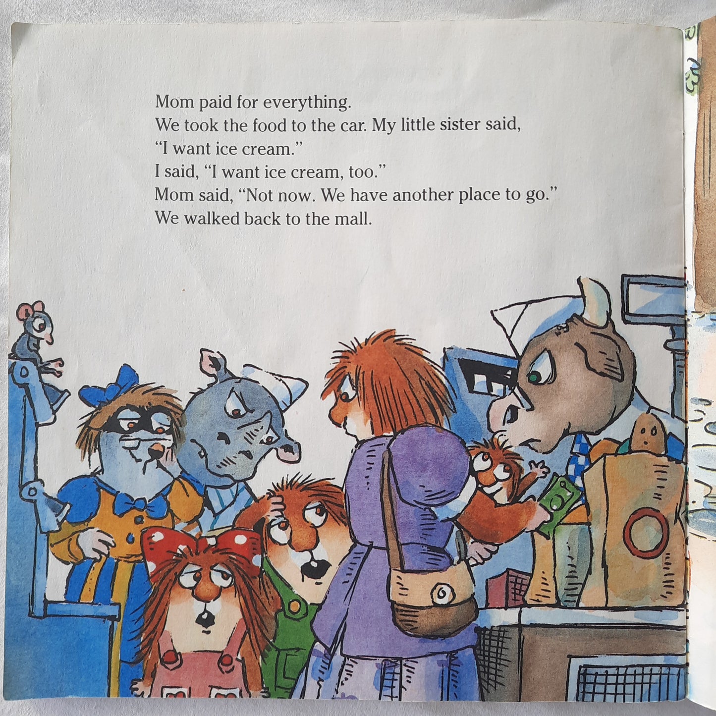 Just Shopping with Mom by Mercer Mayer (Good, 1989, Pbk, 24 pages, Golden Books)
