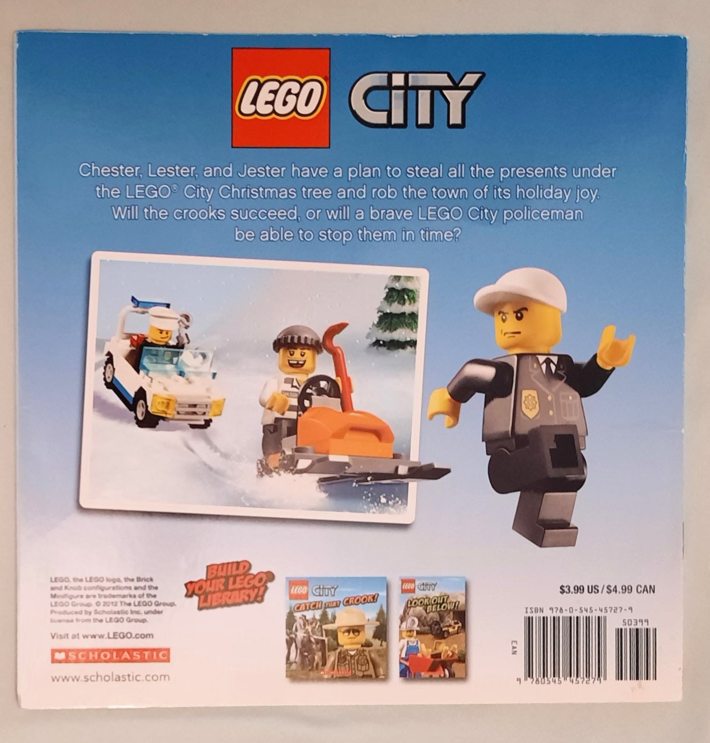 LEGO City Save This Christmas! by Rebecca L. McCarthy; Jason May (Very good, 2012, Pbk, 24 pages, Scholastic)