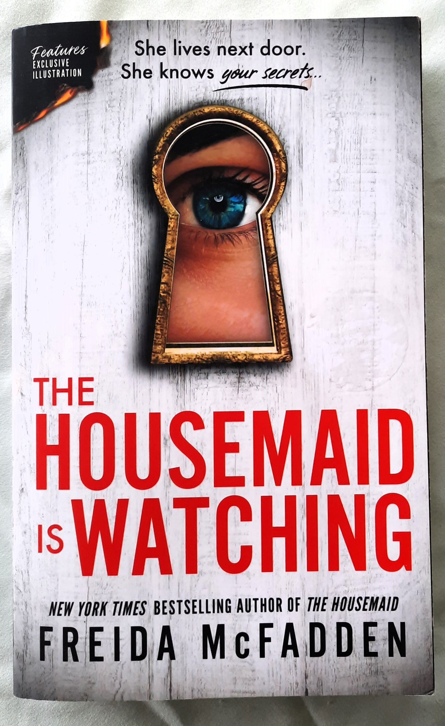 The Housemaid is Watching by Freida McFadden (Like New, 2024, Pbk, 388 pages, Poisoned Pen Press)