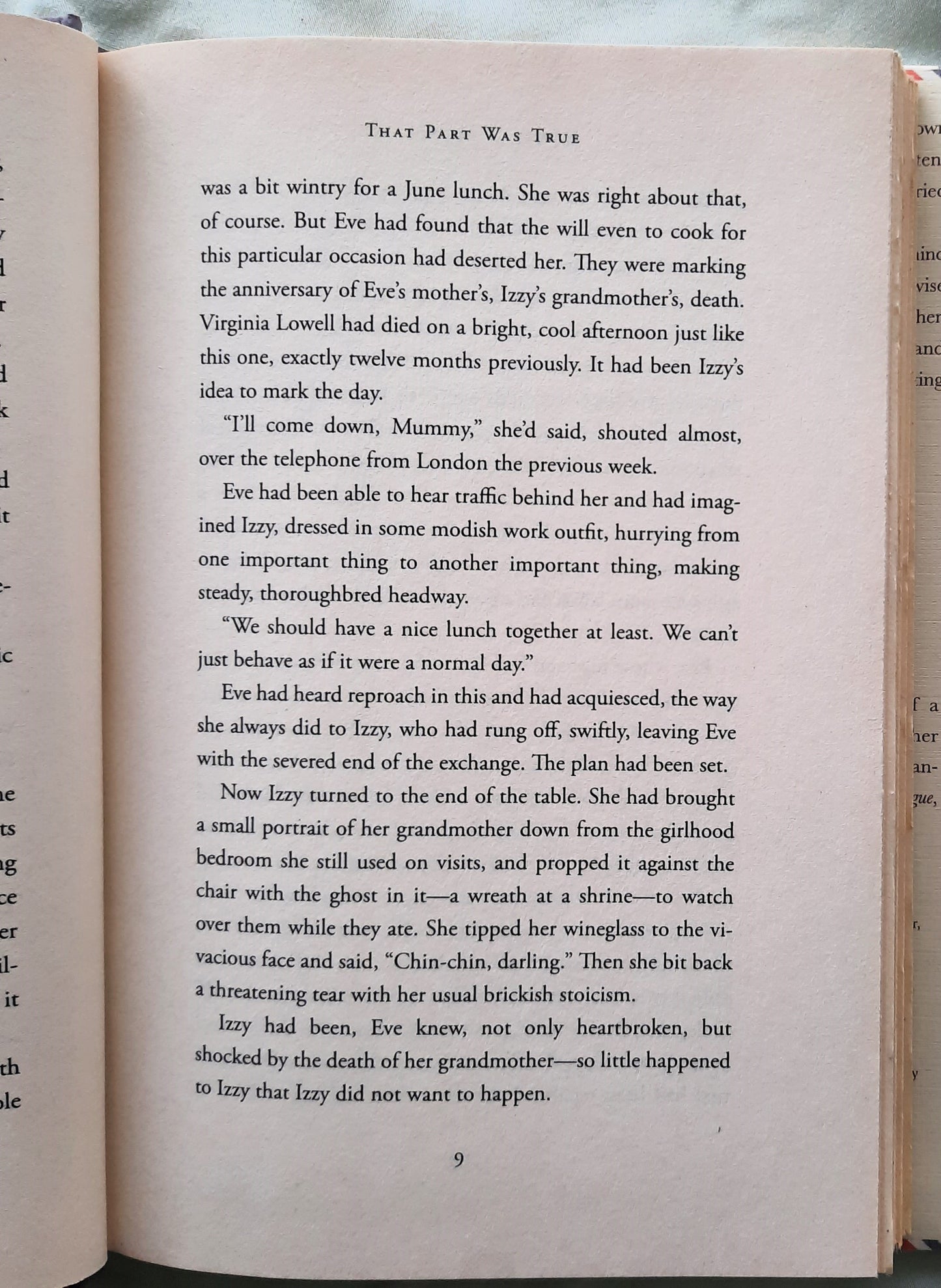 That Part Was True by Deborah McKinlay (Very good, 2014, HC, 228 pages, Grand Cental Publishing)