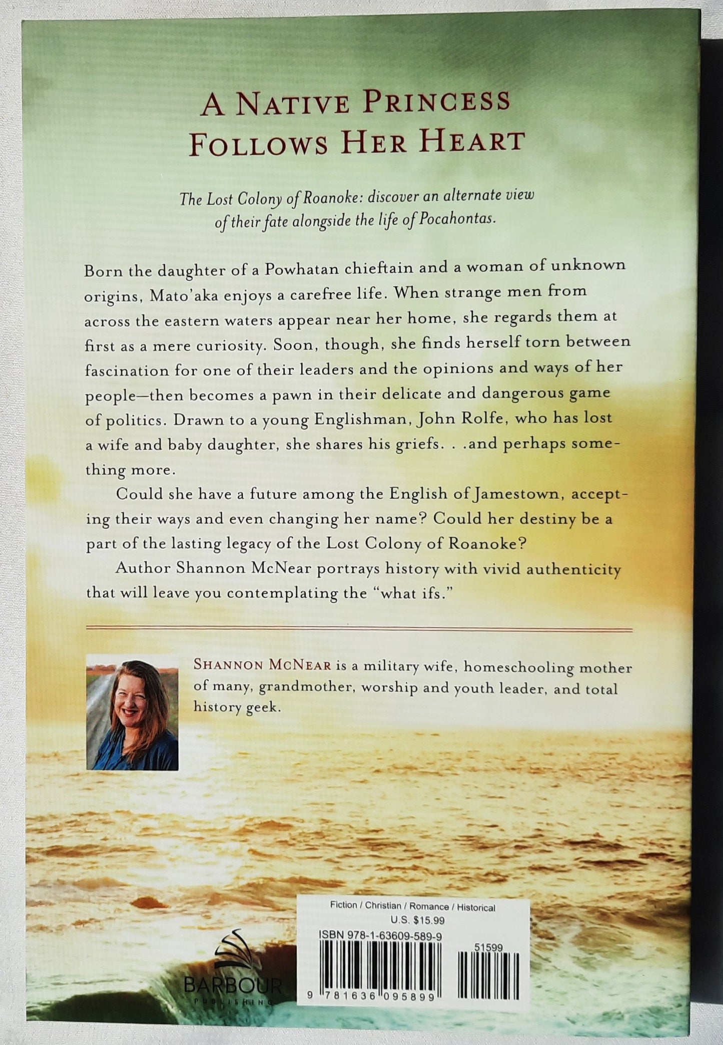 Rebecca #3 von Shannon McNear (Daughters of the Lost Colony 1607, Neu, 2023, Pbk, 316 Seiten, Barbour Publishing)