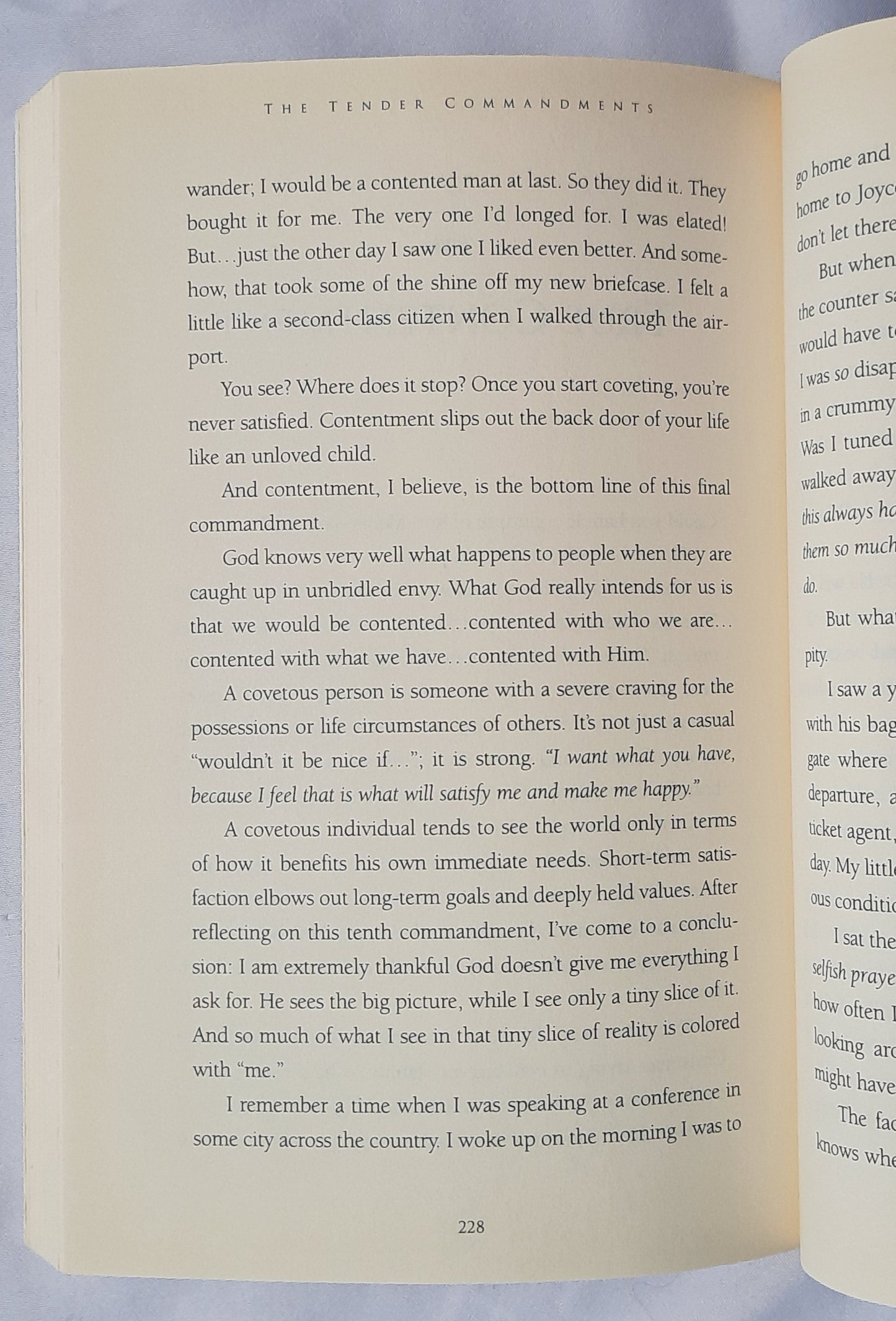 The Tender Commandments by Ron Mehl (Very good, 1998, Pbk, 259 pages, Multnomah)