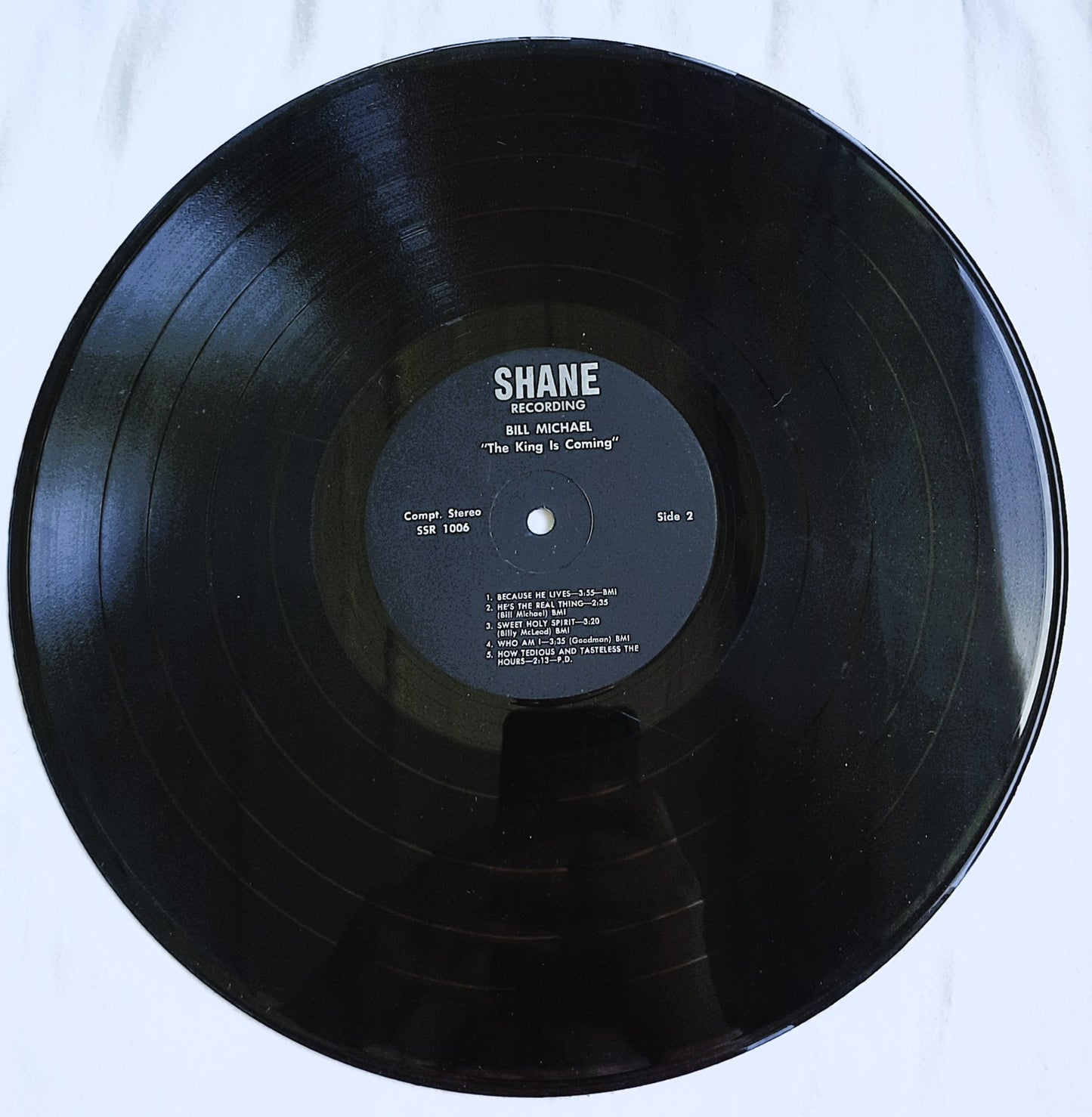 Bill Michael Sings The King Is Coming Soon Full-Length Christian Vinyl Record (Very Good, SSR 1006)