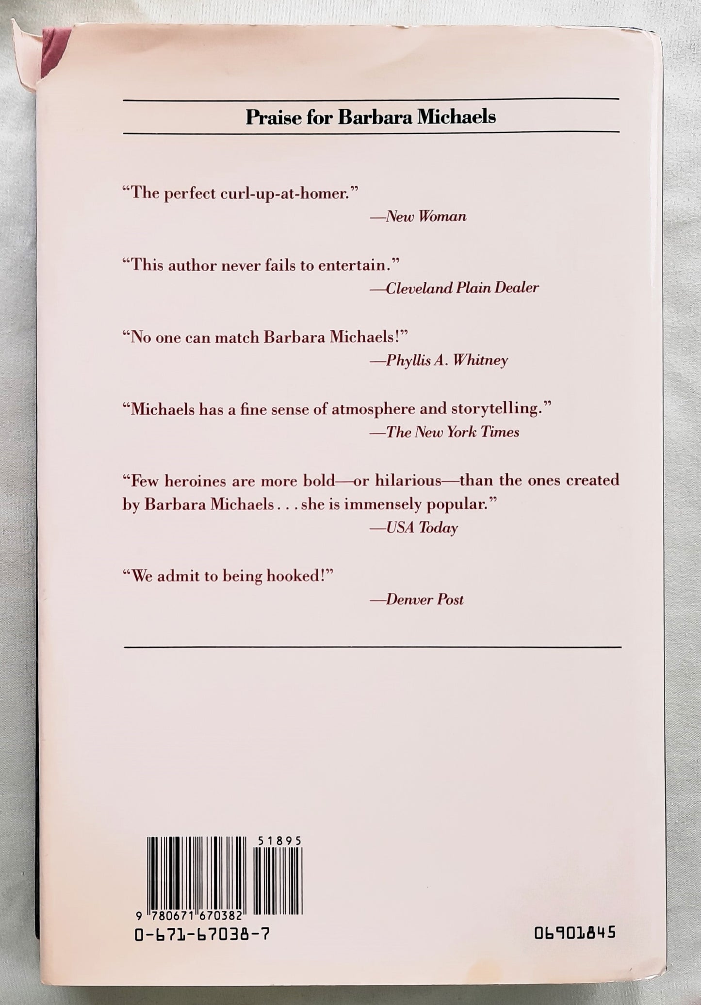 Into the Darkness by Barbara Michaels (Very Good, 1990, HC, 348 pages, Simon & Schuster)