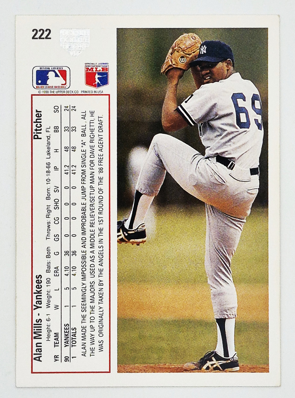 Magadan Dave New York Mets Primera Base #201 Score '92 Tarjeta de Béisbol