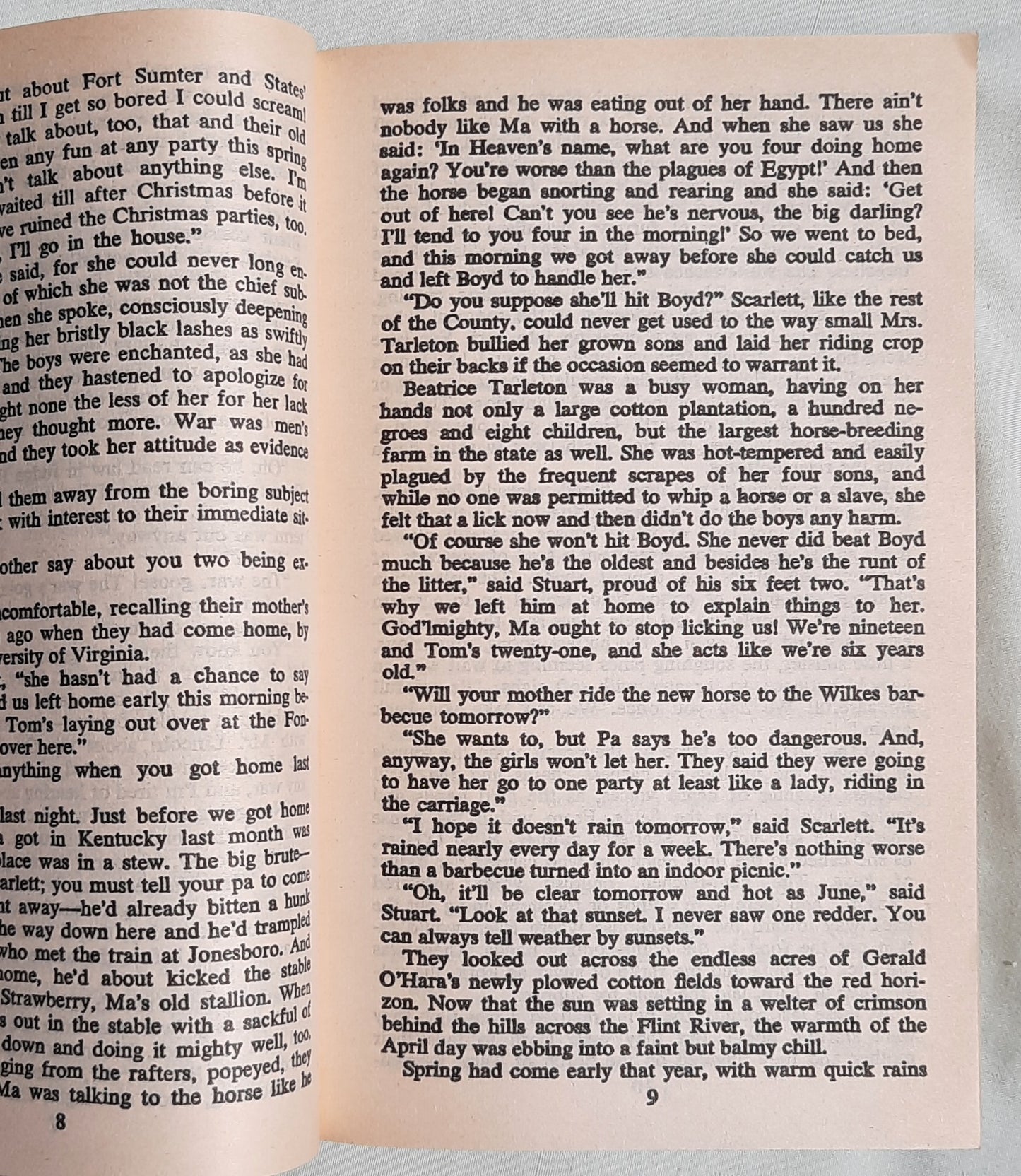 Gone with the Wind by Margaret Mitchell (Very good, 1993, Pbk, 1024 pages, Warner Books)
