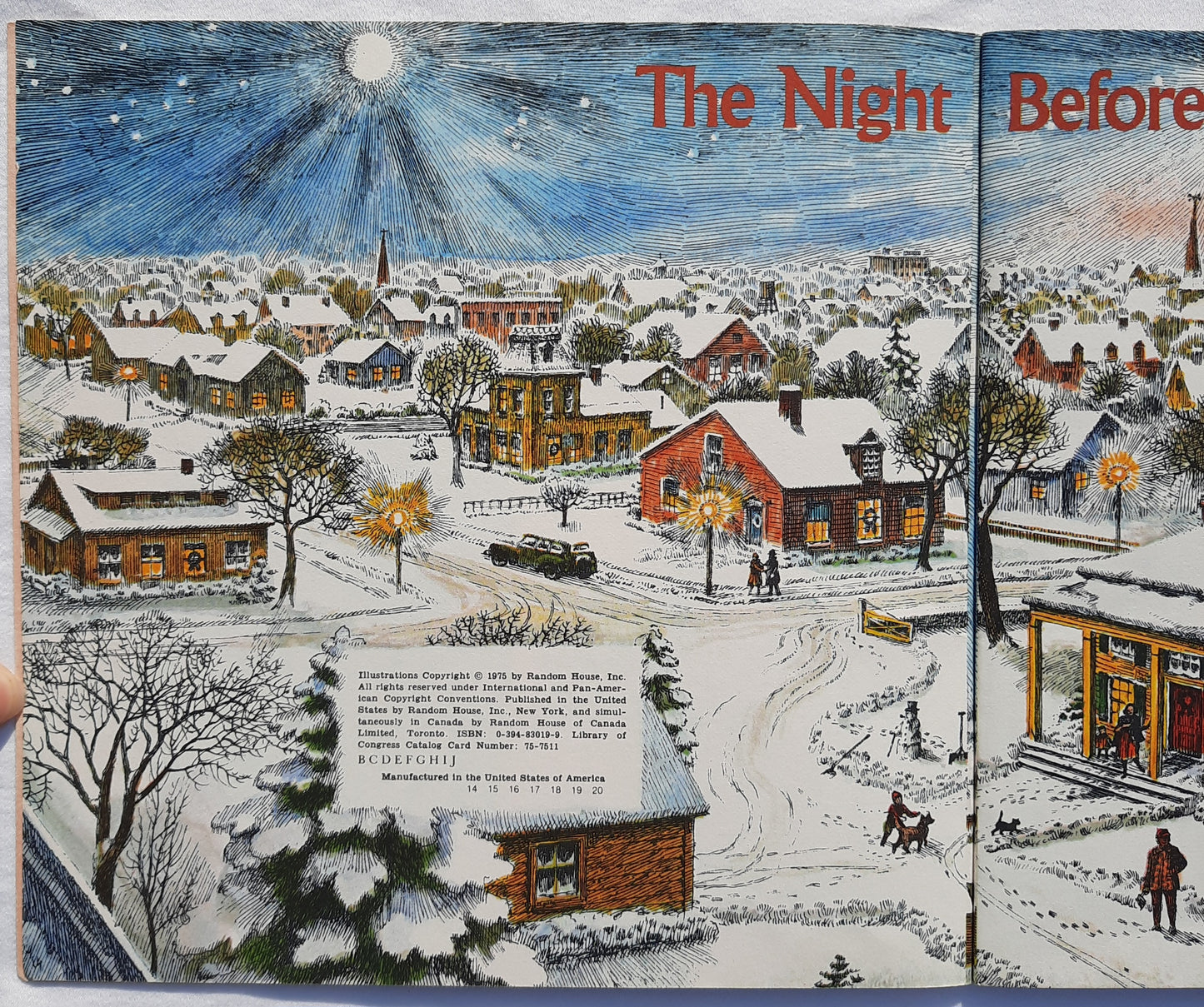 The Night Before Christmas by Clement C. Moore; Douglas Gorsline (Very good, 1975, Pbk, 32 pages, Random House)
