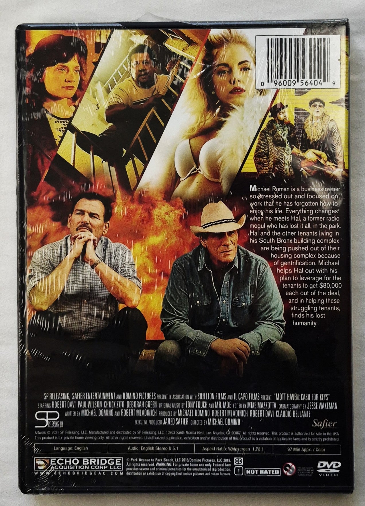 Mott Haven: Cash for Keys DVD (Very good, 2021, Widescreen, Echo Bridge, 97 minutes)