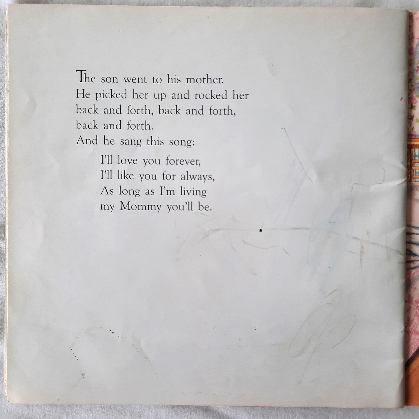 Love You Forever by Robert Munsch; Sheila McGraw (Good, 1986, Pbk, 32 pages, Firefly Books)