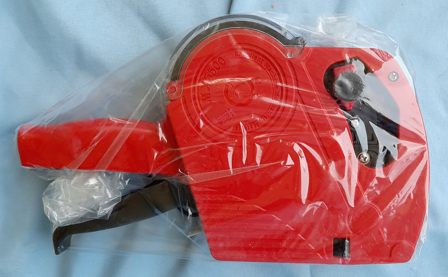 KPX MX5500 Pricing Tag Gun White Label Gun Pricing Label Gun, 8 Digits Retail Pricing Gun and Labels for Grocery Store, Food (New, Red)