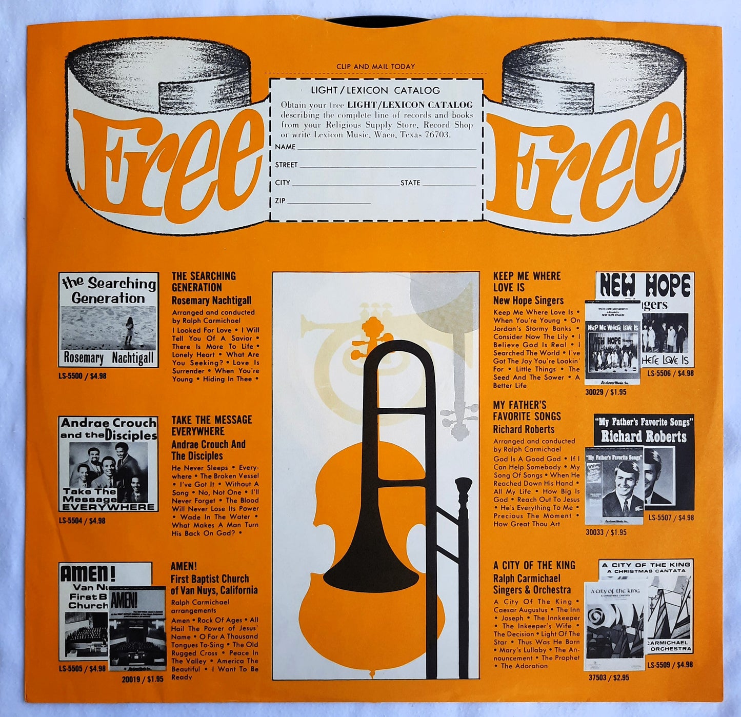 Light Records: New Hope: God of All of Us LP Vinyl Record (Very good, 1972)
