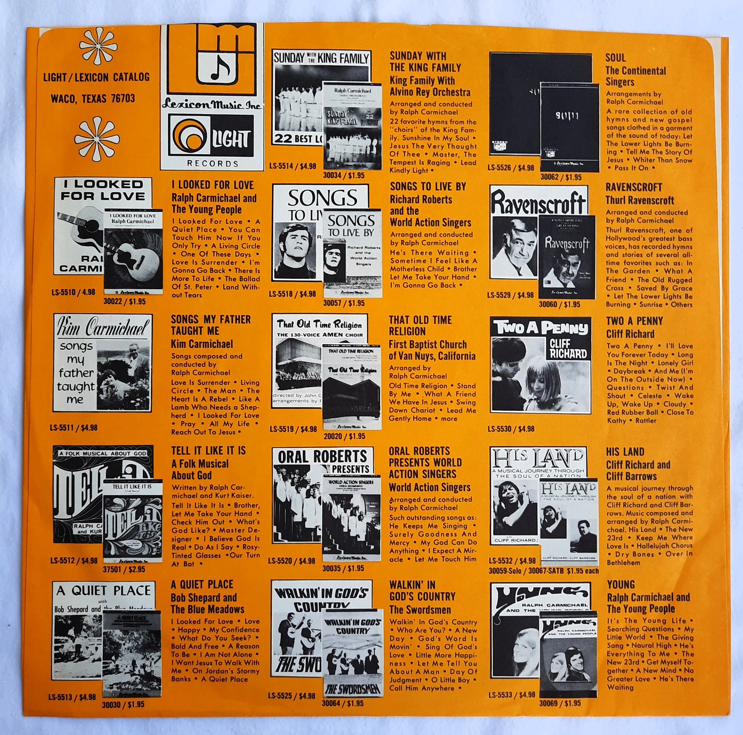 Light Records: New Hope: God of All of Us LP Vinyl Record (Very good, 1972)