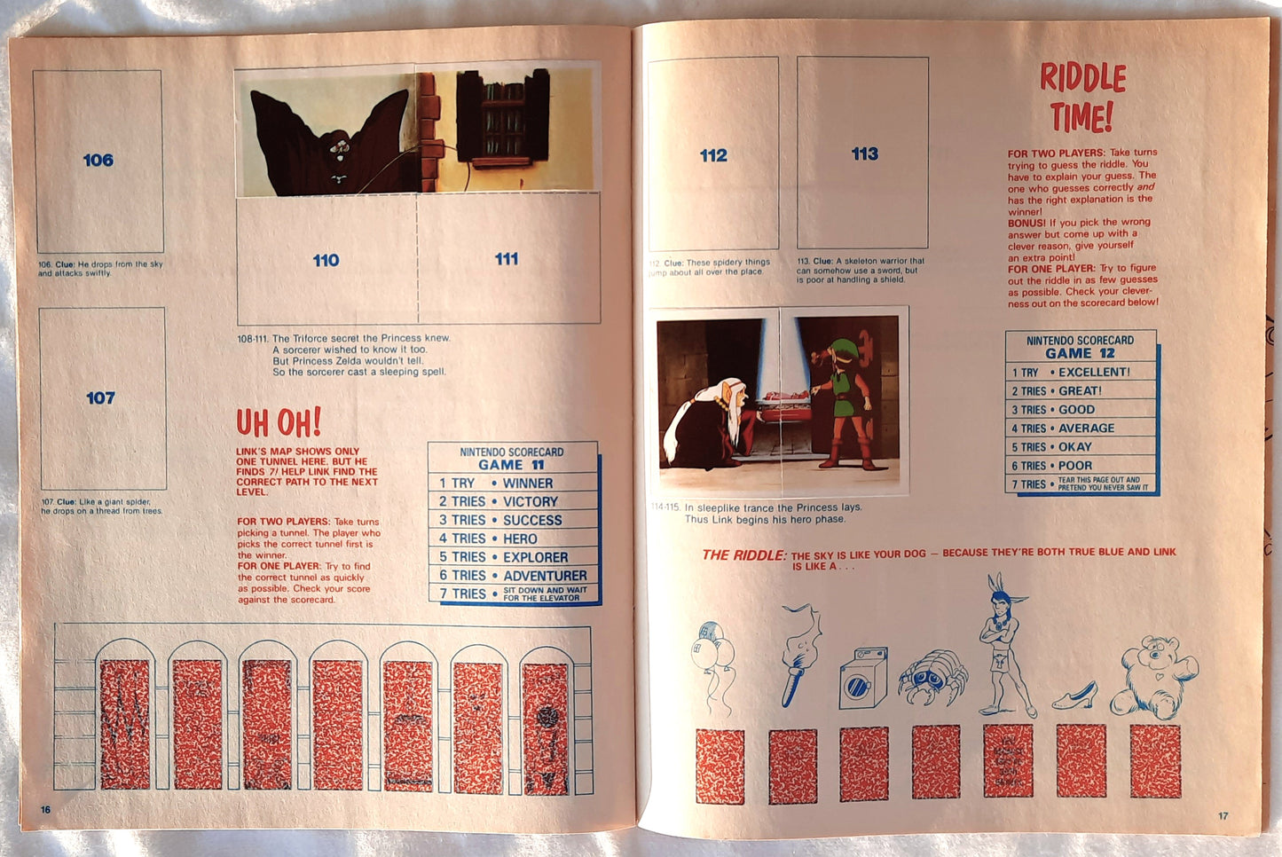 Nintendo Sticker Activity Album (Good, 1989, Pbk, 25 pages, Diamond Publishing)