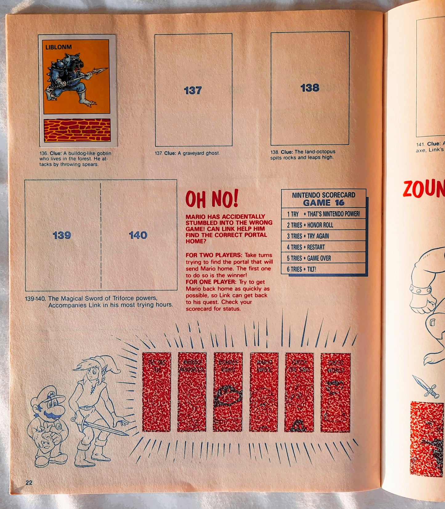 Nintendo Sticker Activity Album (Good, 1989, Pbk, 25 pages, Diamond Publishing)