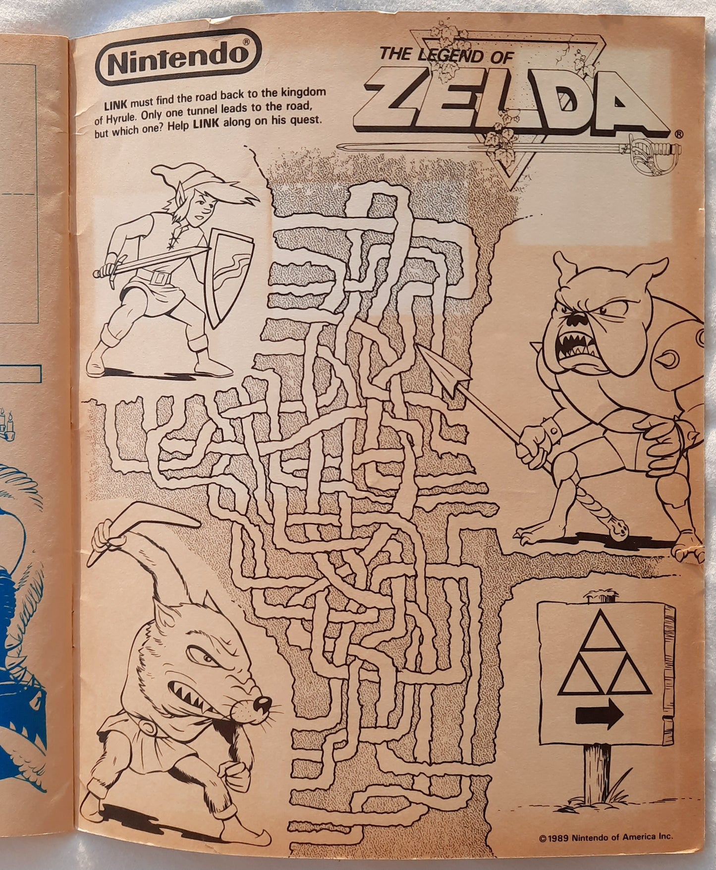 Nintendo Sticker Activity Album (Good, 1989, Pbk, 25 pages, Diamond Publishing)