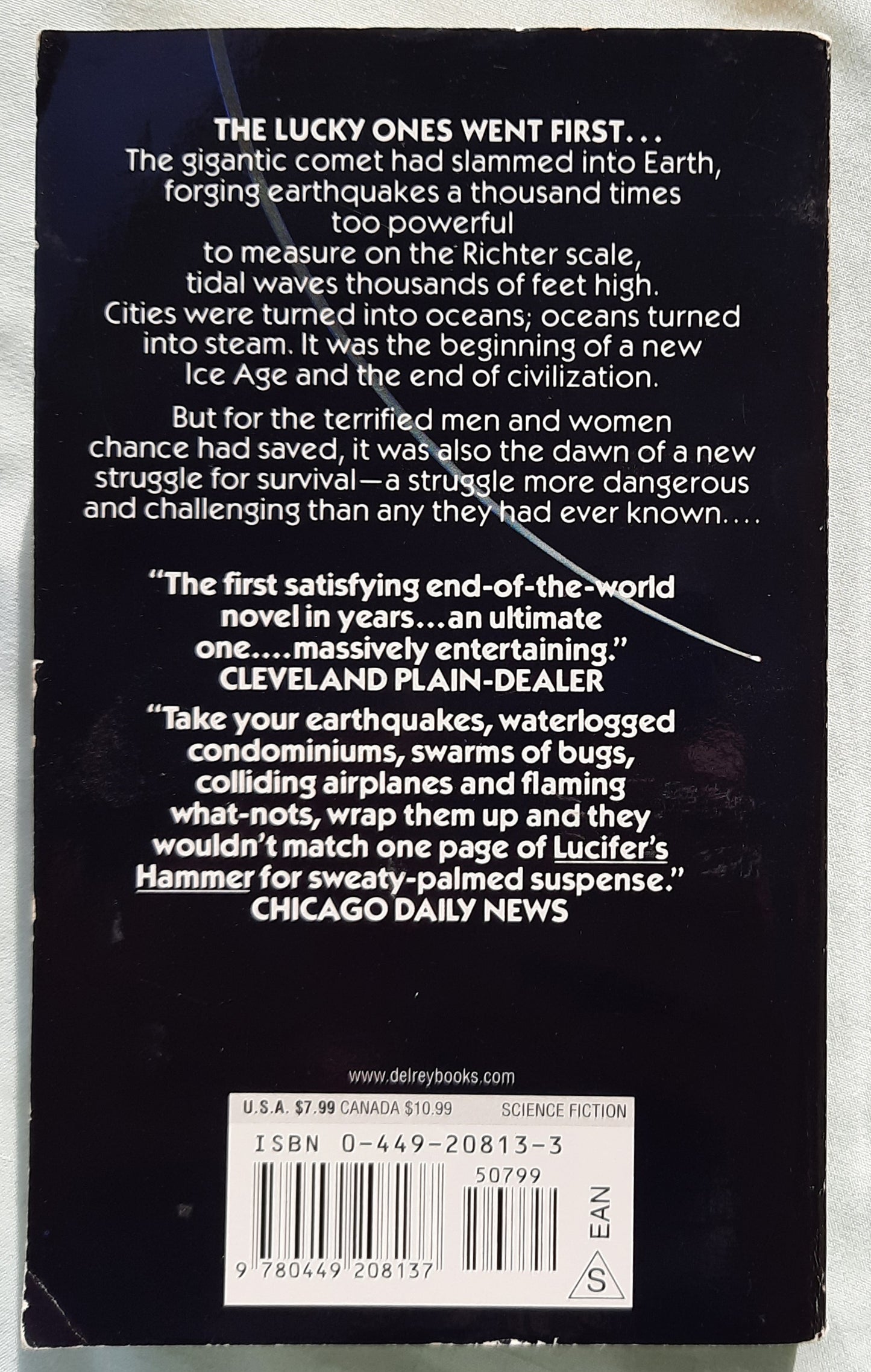 Lucifer's Hammer by Larry Niven; Jerry Pournelle (Good, 1983, Pbk, 629 pages, Del Rey Books)