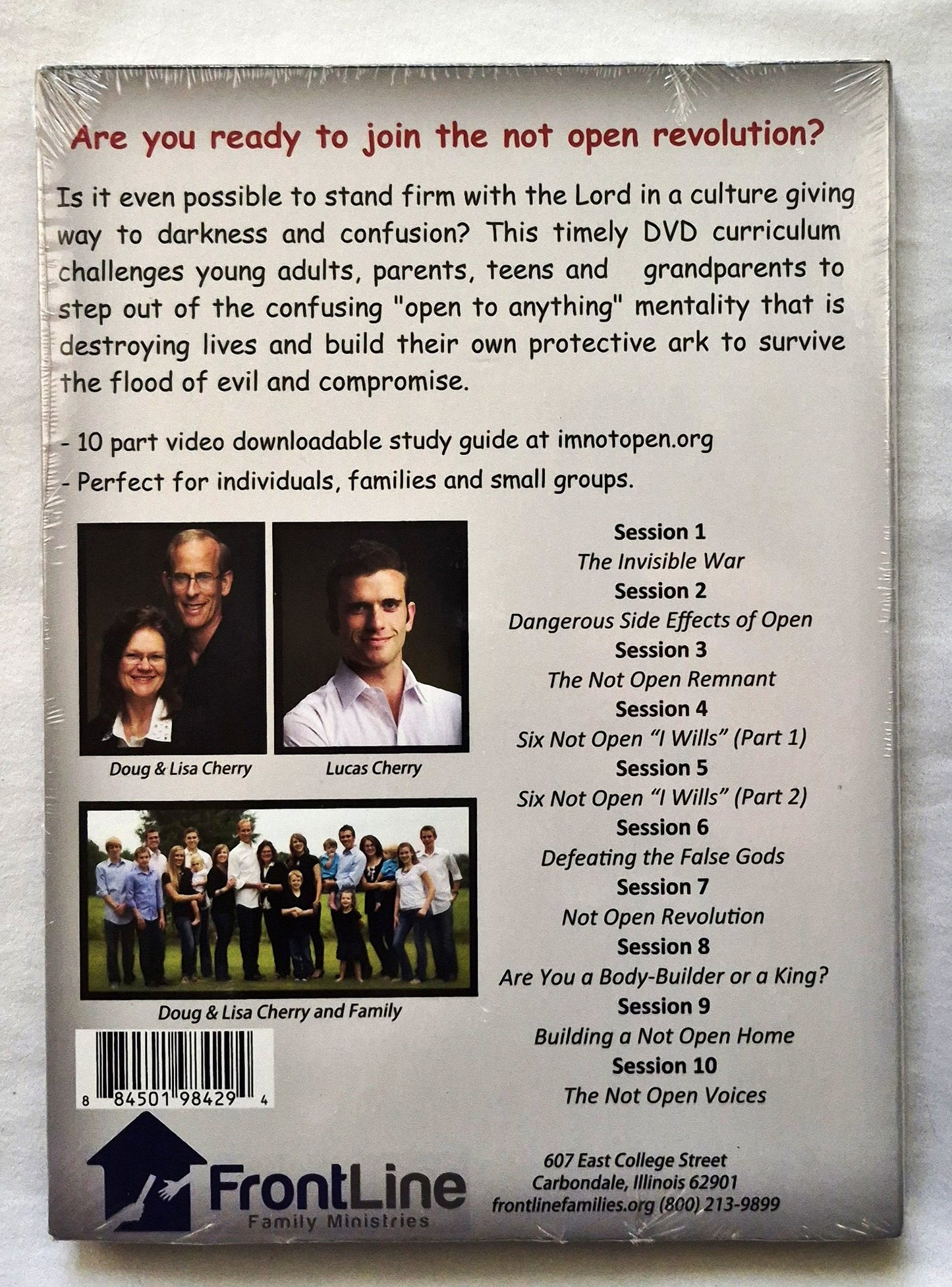 NICHT OFFEN: Gewinnen Sie die Invisible Spiritual Culture War DVD mit Doug Lisa Cherry NEU