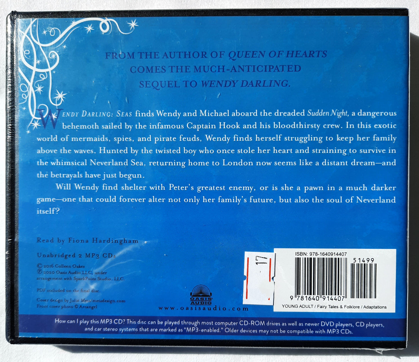 Wendy Darling Vol. Two: Seas by Colleen Oakes (New, Audiobook, 2020, Unabridged, Oasis Audio)
