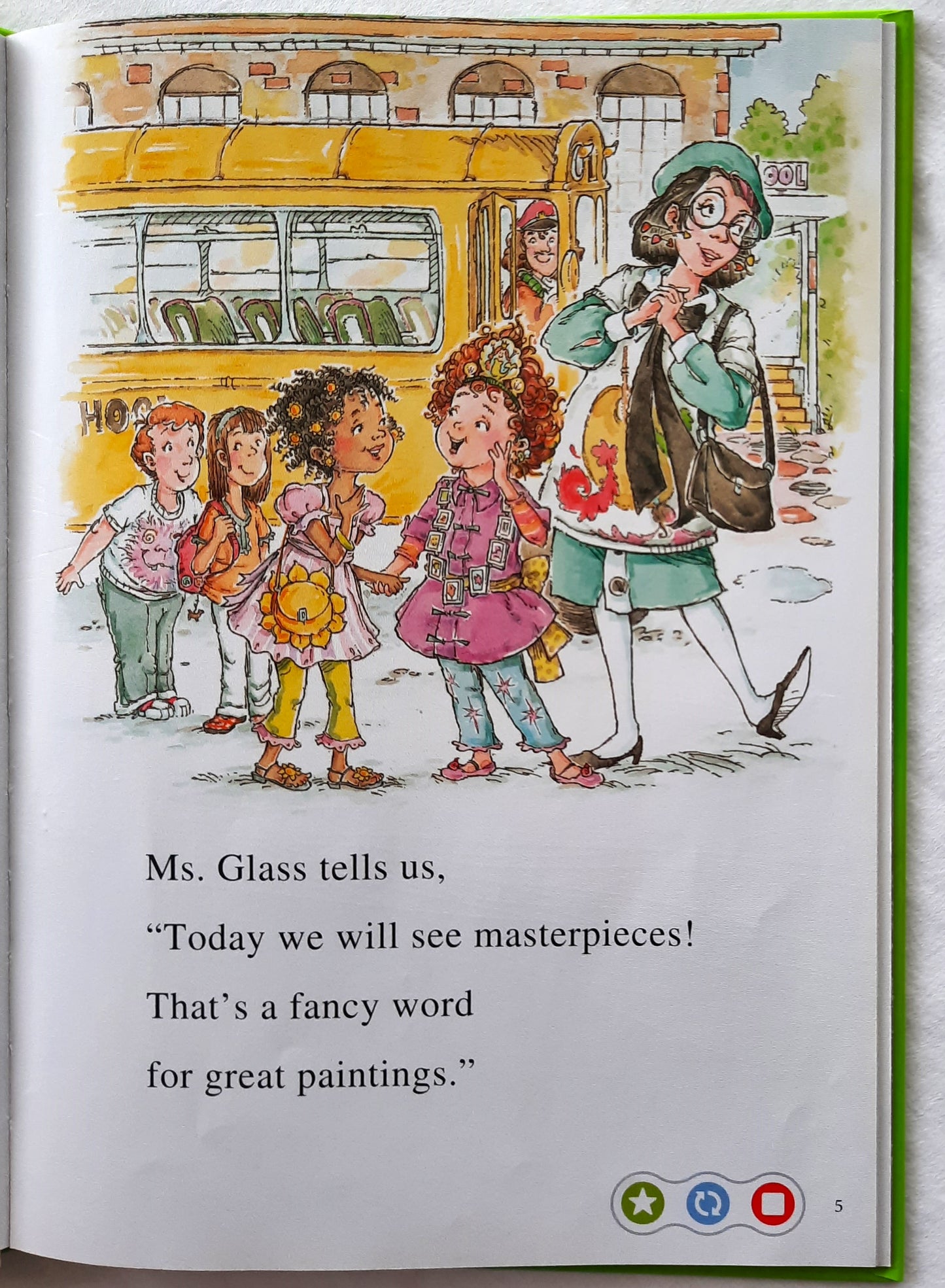 Fancy Nancy at the Museum by Jane O'Connor (Very Good, 2008, HC, 30 pages, Leapfrog TAG)