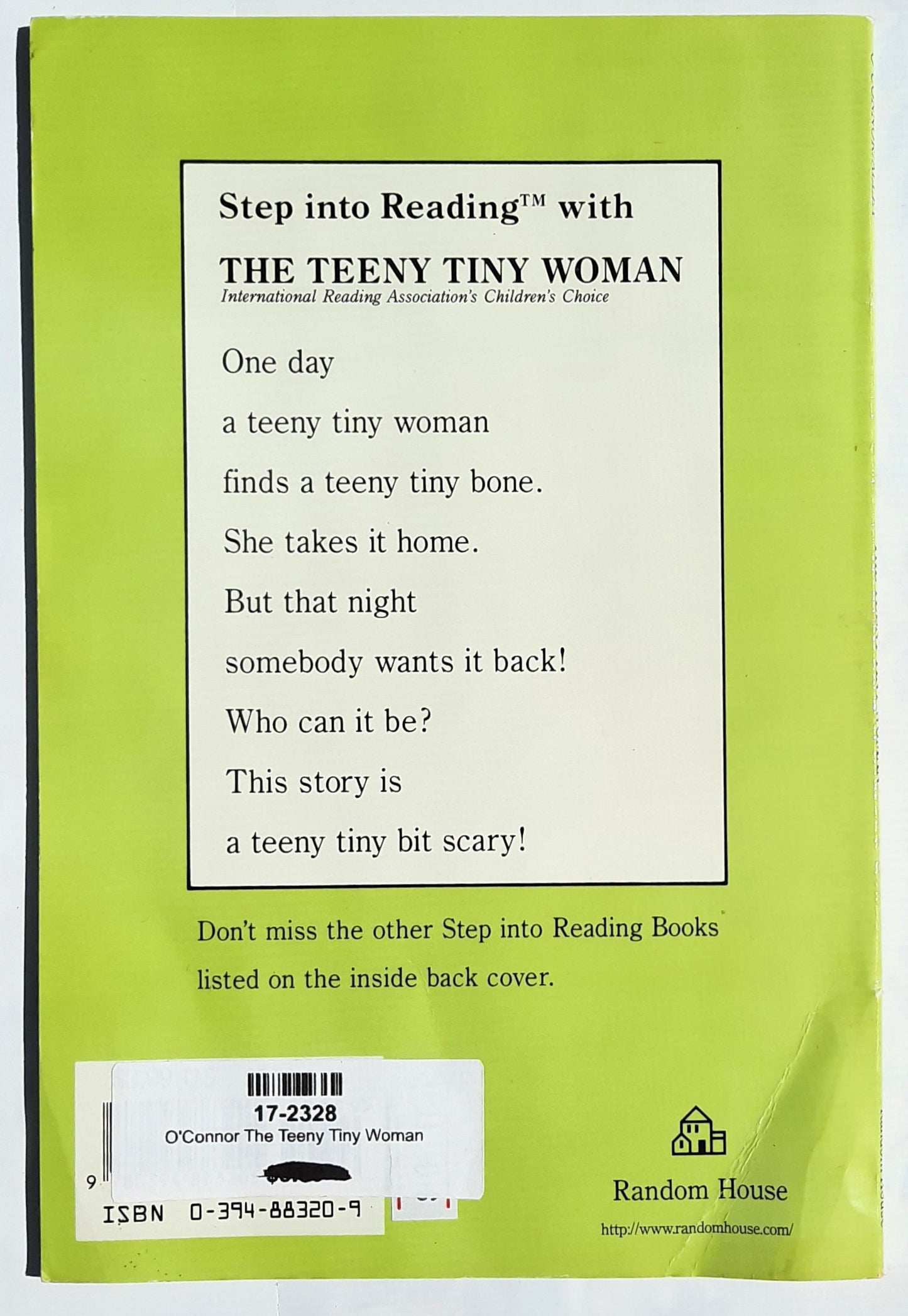 The Teeny Tiny Woman von Jane O'Connor (Gut, 1986, Taschenbuch, 32 Seiten, Random House)