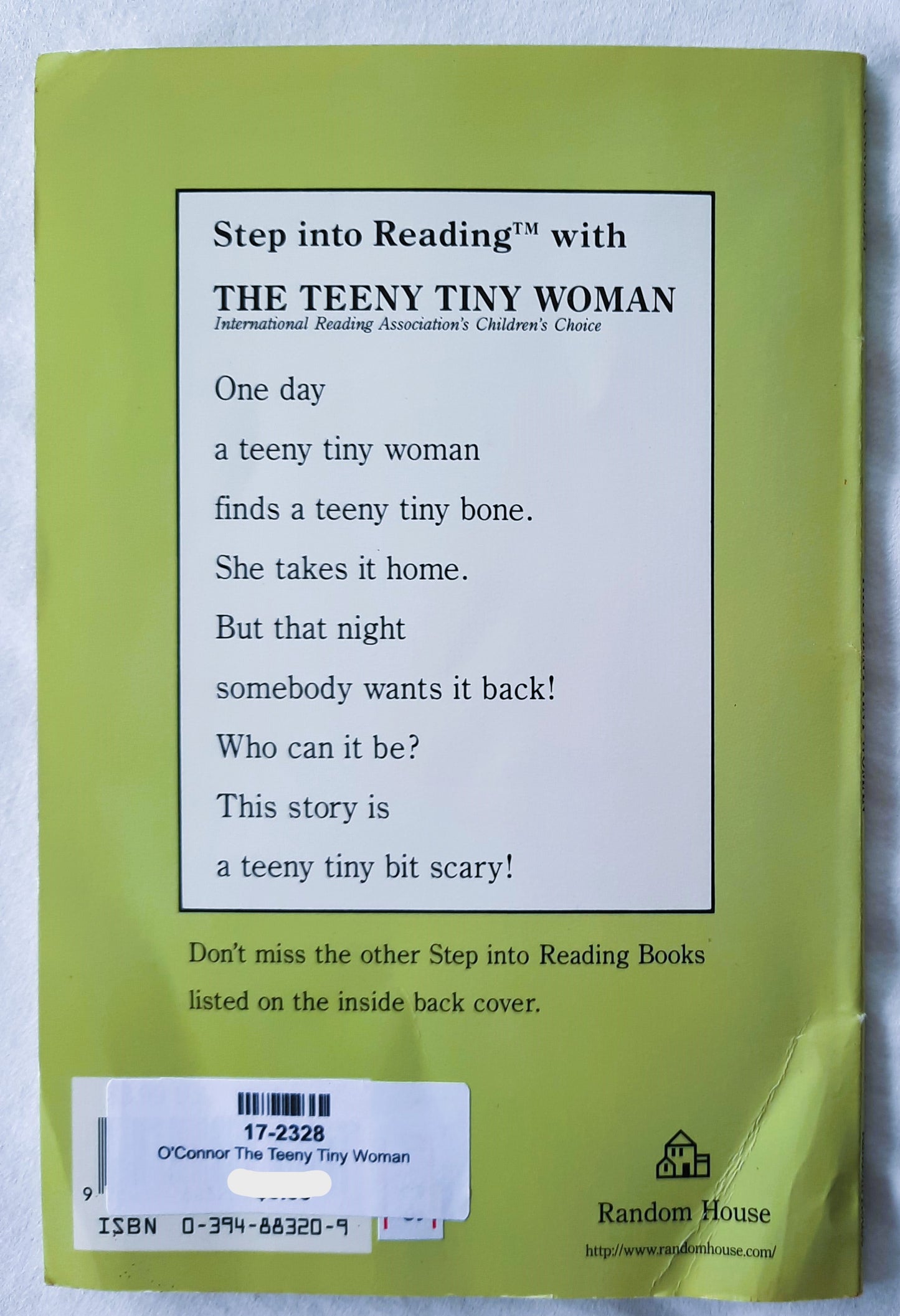 The Teeny Tiny Woman by Jane O'Connor (Good, 1986, Pbk, 32 pages, Random House)