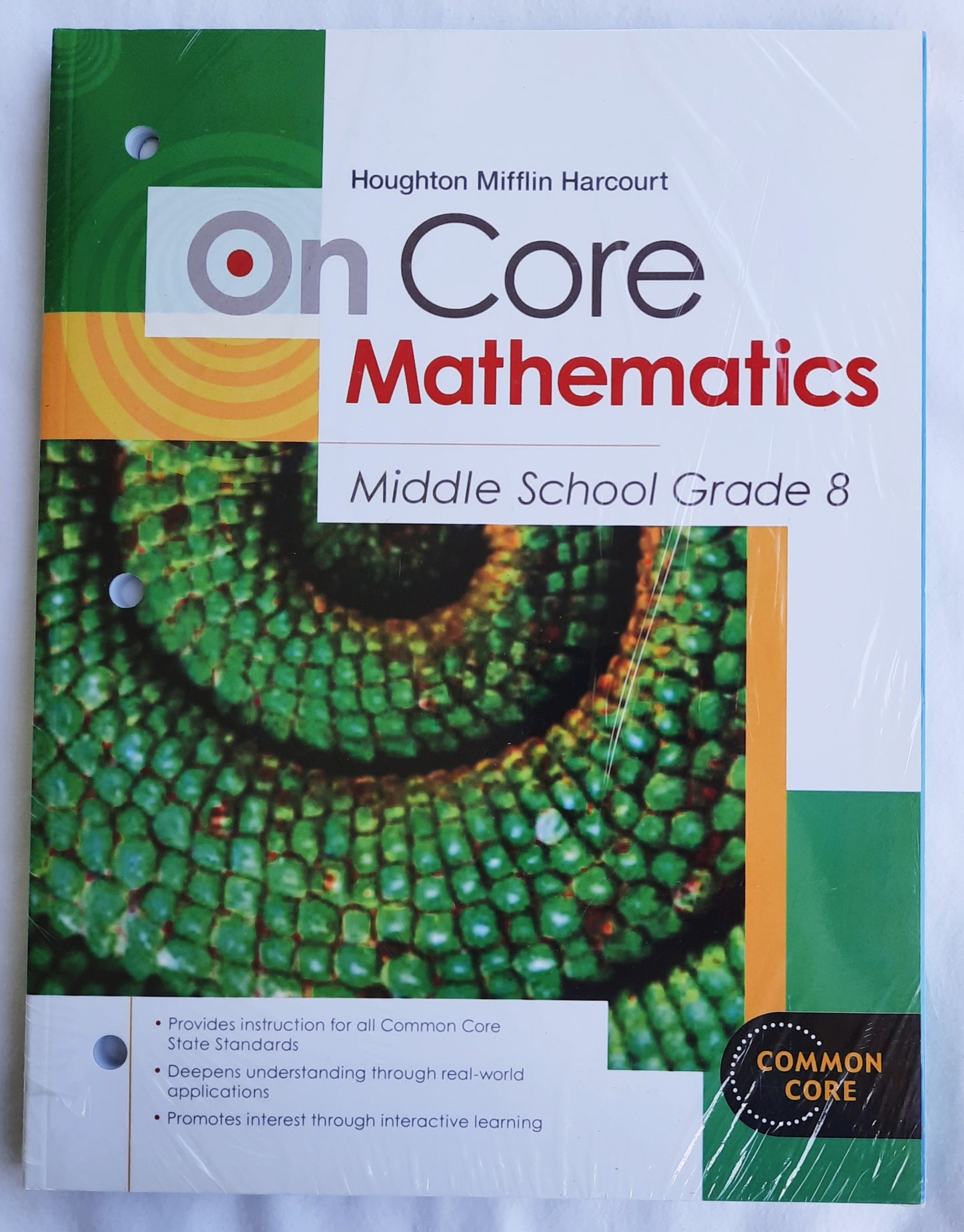 On Core Mathematics Grade 8 Teacher Edition & Student Workbook by Houghton Mifflin Harcourt (New, 2012, Pbk)