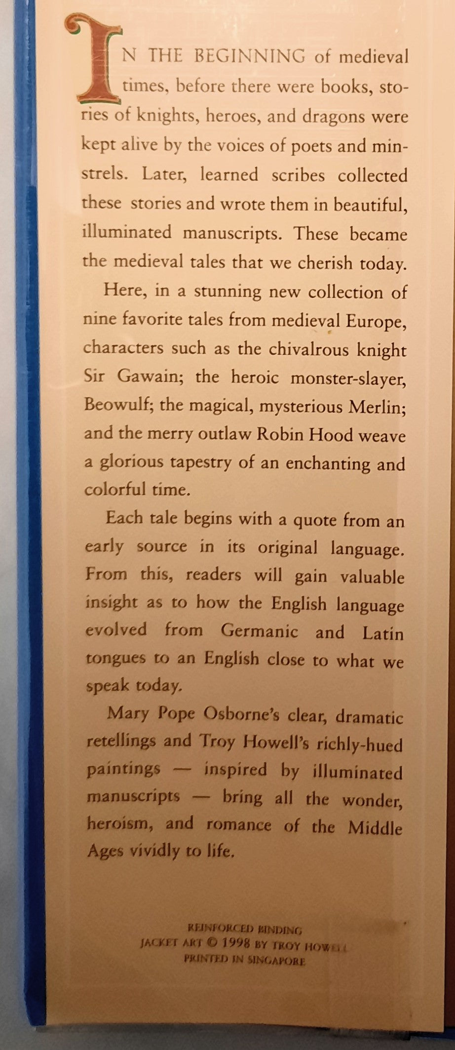 Favorite Medieval Tales by Mary Pope Osborne; Troy Howell (Good, 1998, HC, 86 pages, Scholastic)