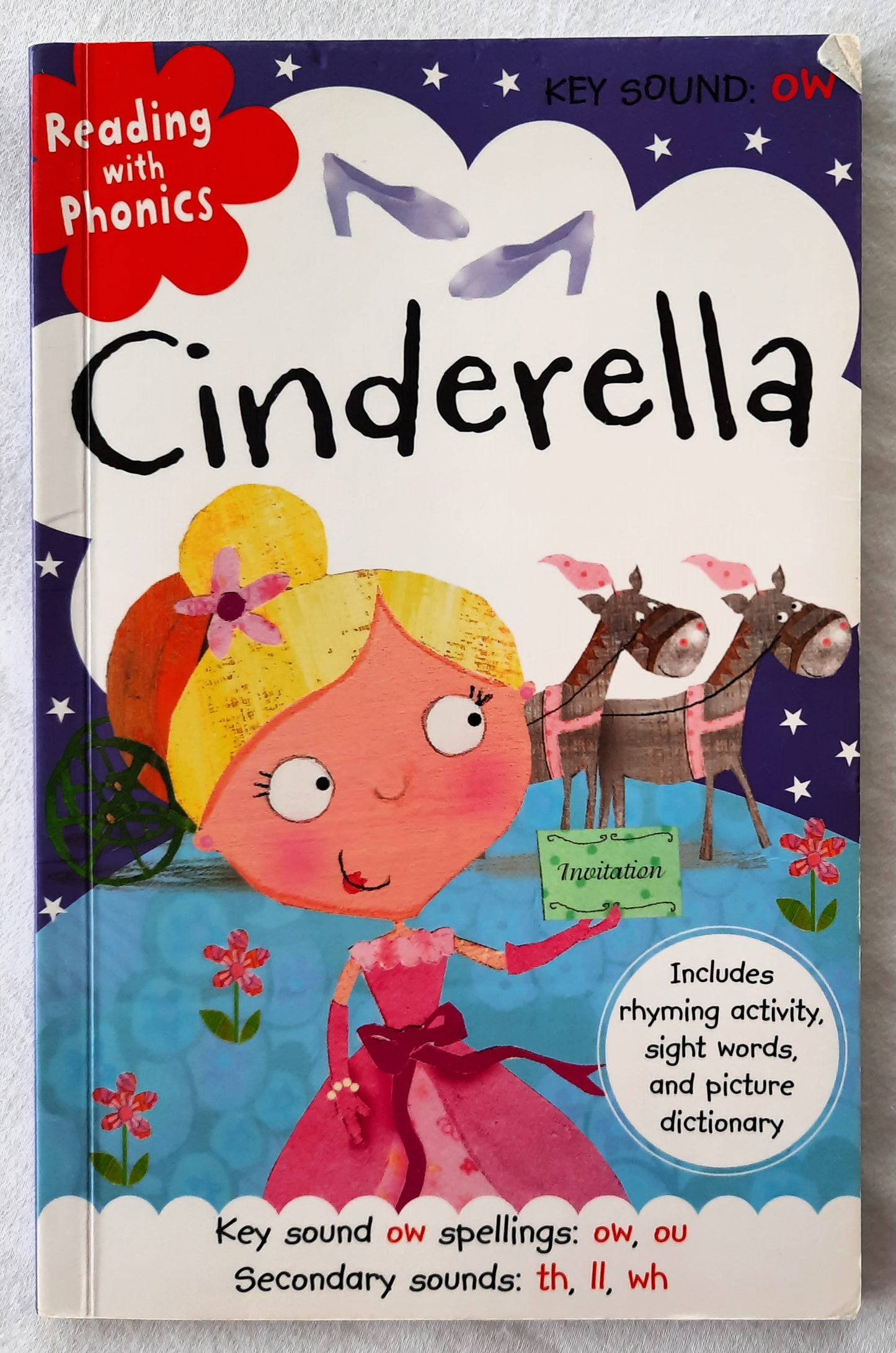 Cinderella by Nick Page (Reading with Phonics Key Sound OW spellings: ow, ou, Good, 2013, Pbk, 32 pages, Scholastic)