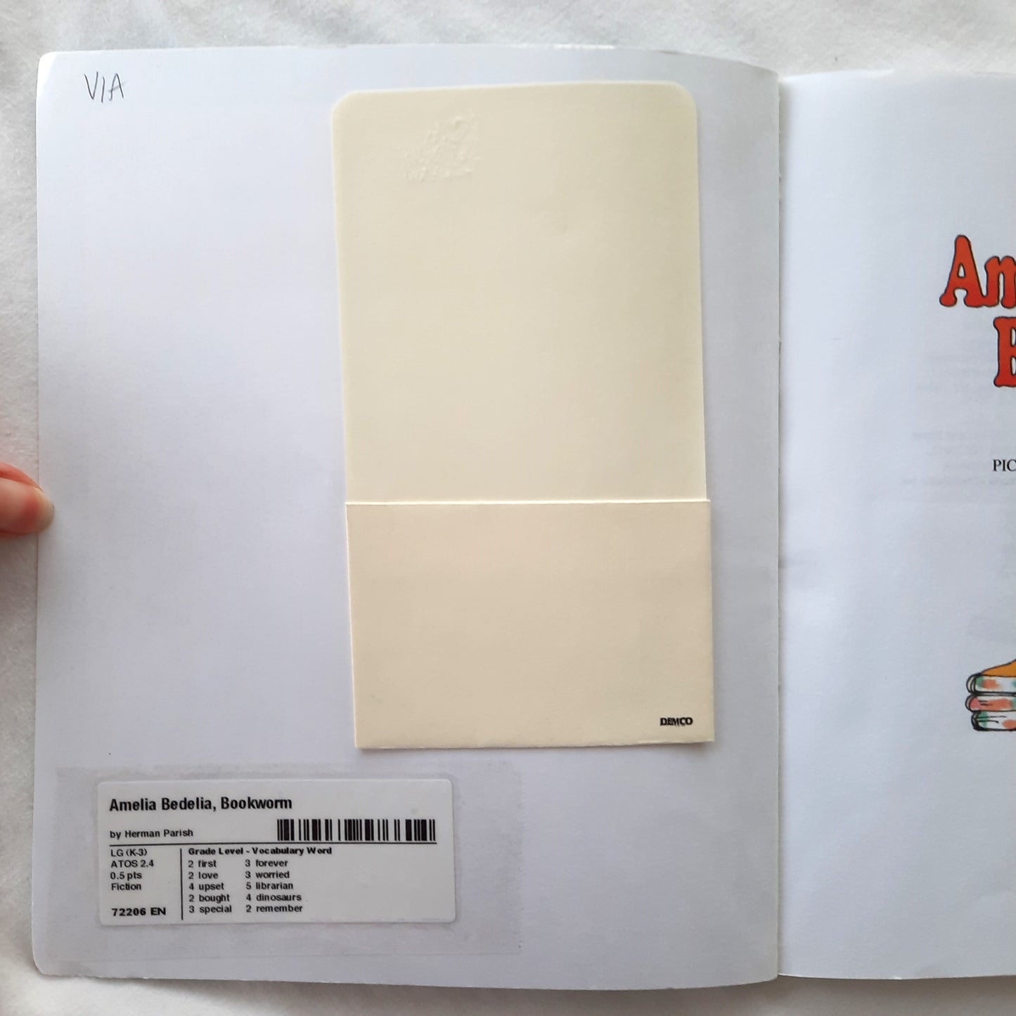 Amelia Bedelia, Bookworm by Herman Parish (Very good, 2004, Pbk, 64 pages, Scholastic)