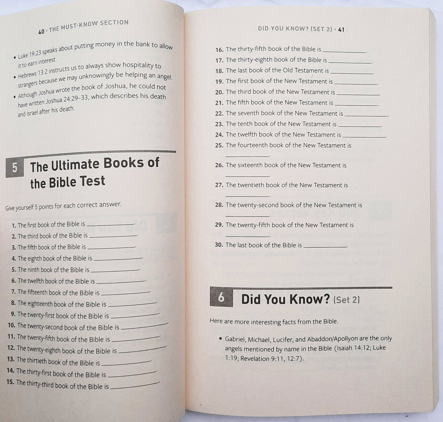 Ultimate Bible Trivia by Timothy E. Parker (Very good, 2019, Pbk, 248 pages, Revell)