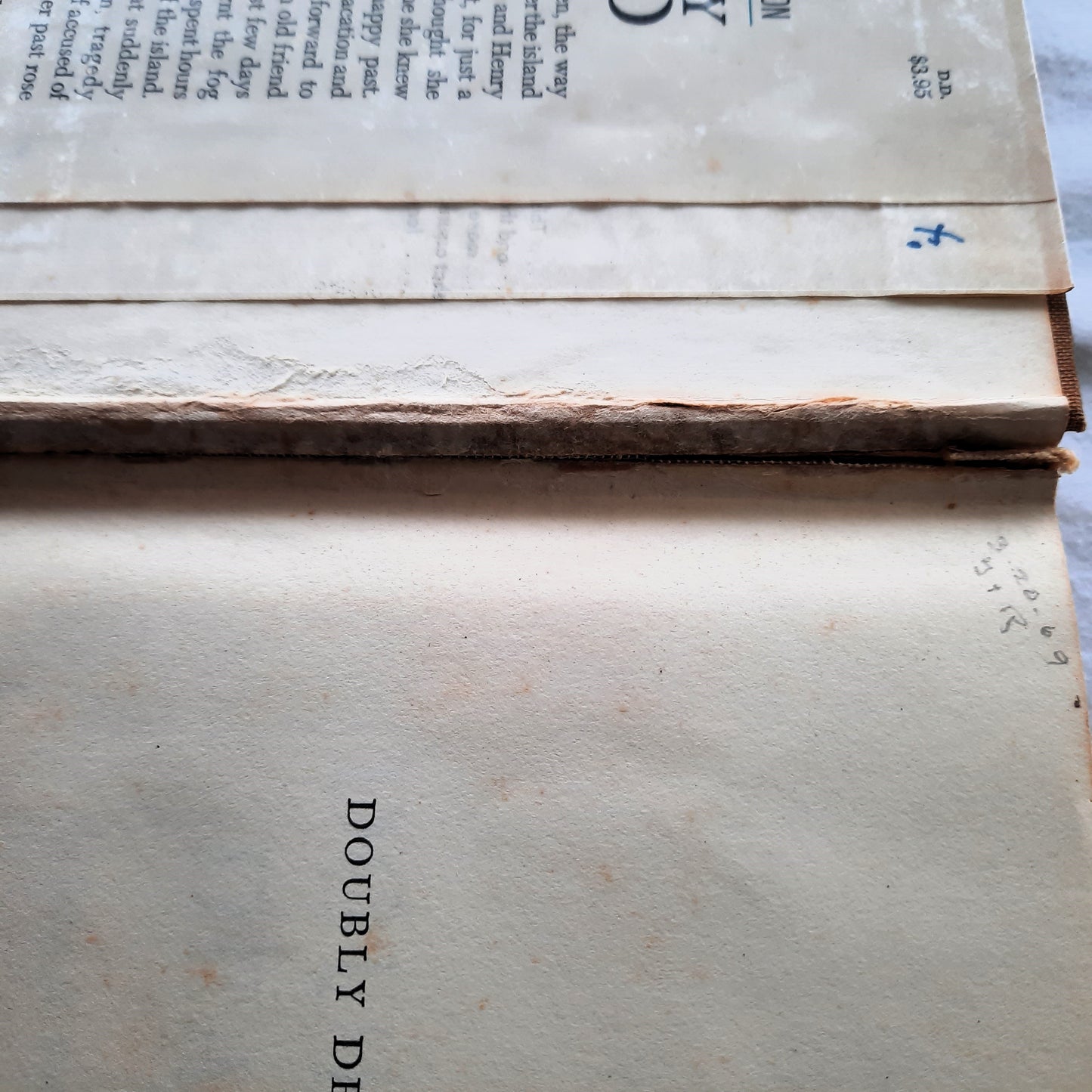 Doubly Dead by John M. Patterson (Acceptable, 1969, HC, 192 pages, Doubleday & Co.)